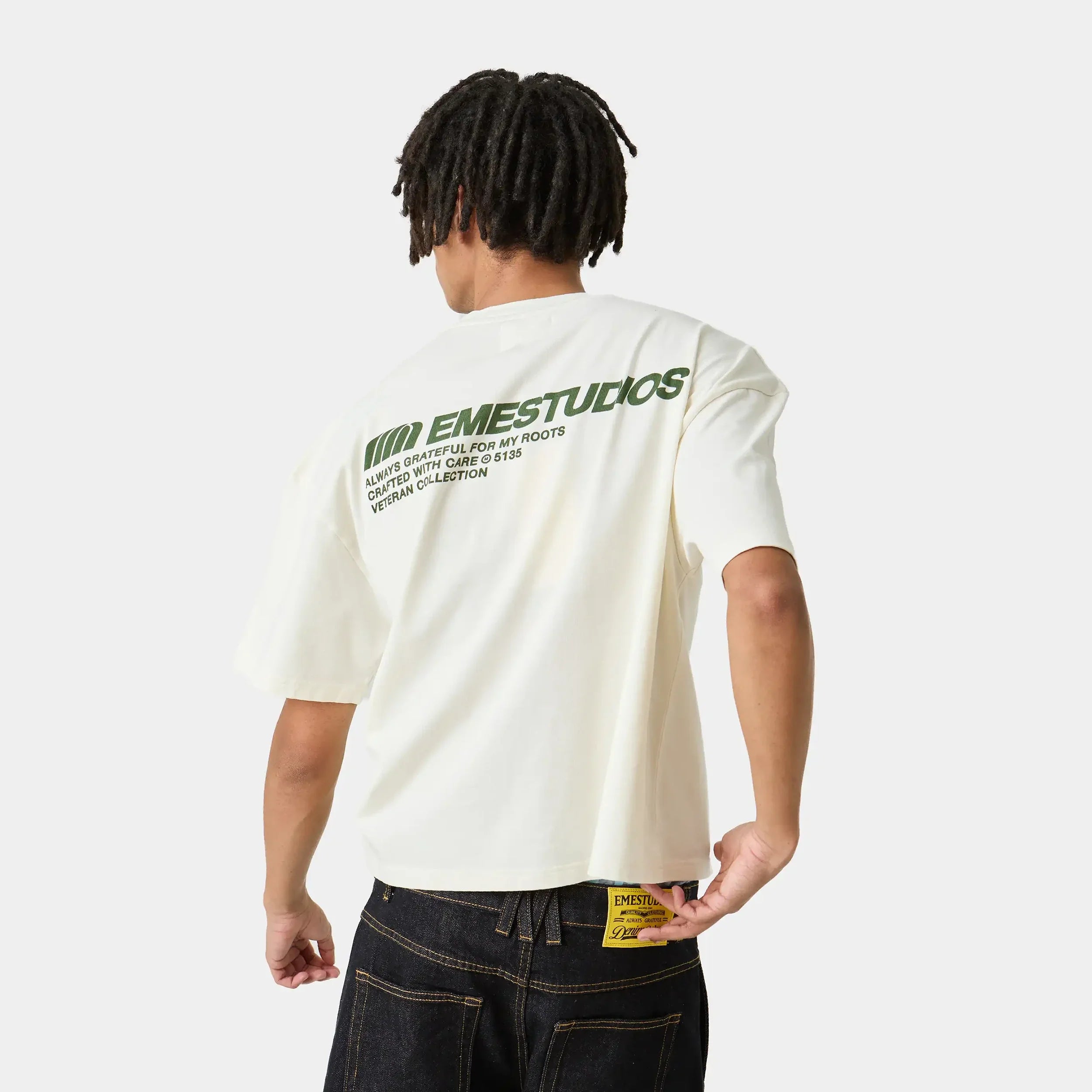 Polera Roots Off Sand Oversized Tee