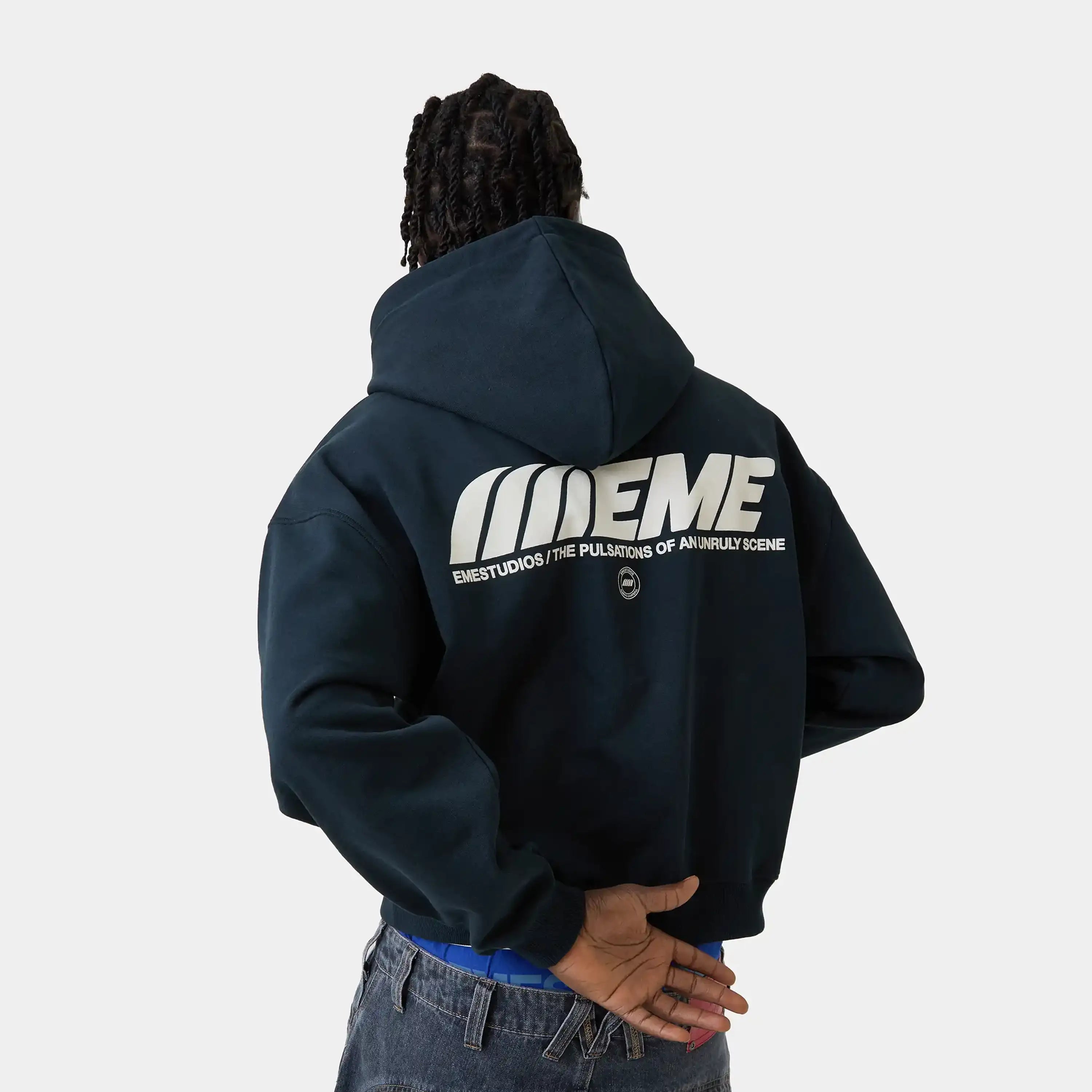 Poleron Peyas Navy Oversized Hoodie