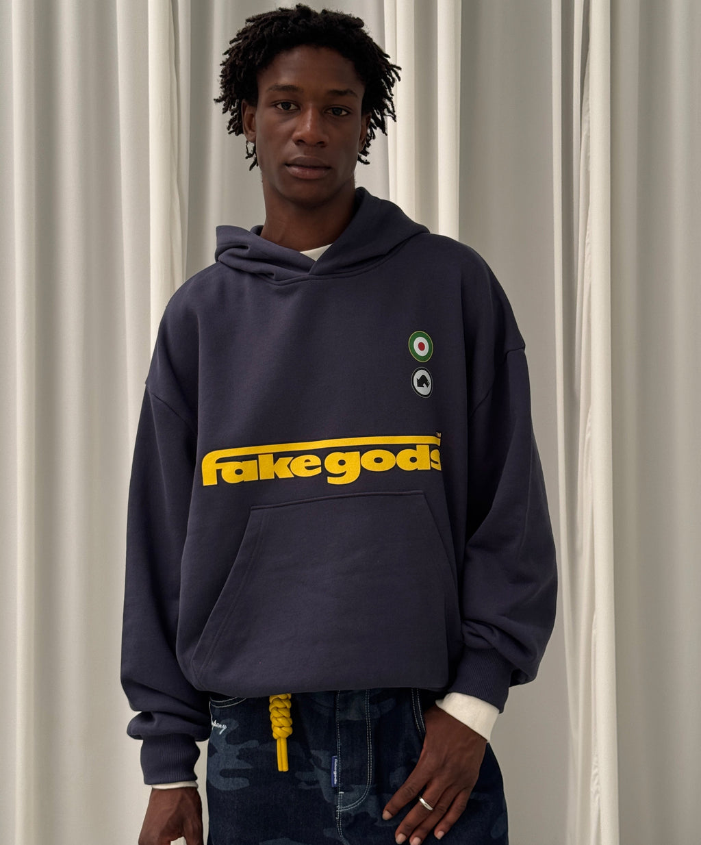 Imperatore Boxy Hoodie Navy