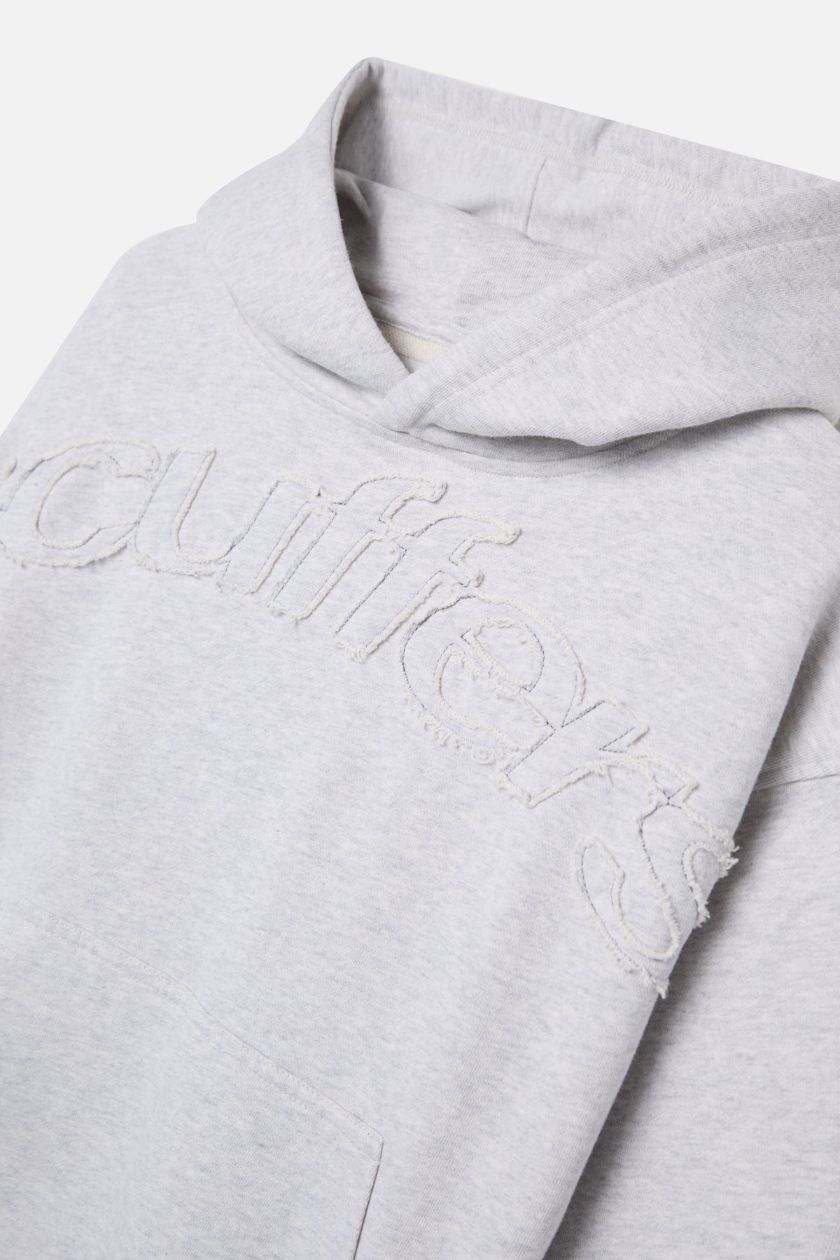 Poleron Raw Light Grey Hoodie