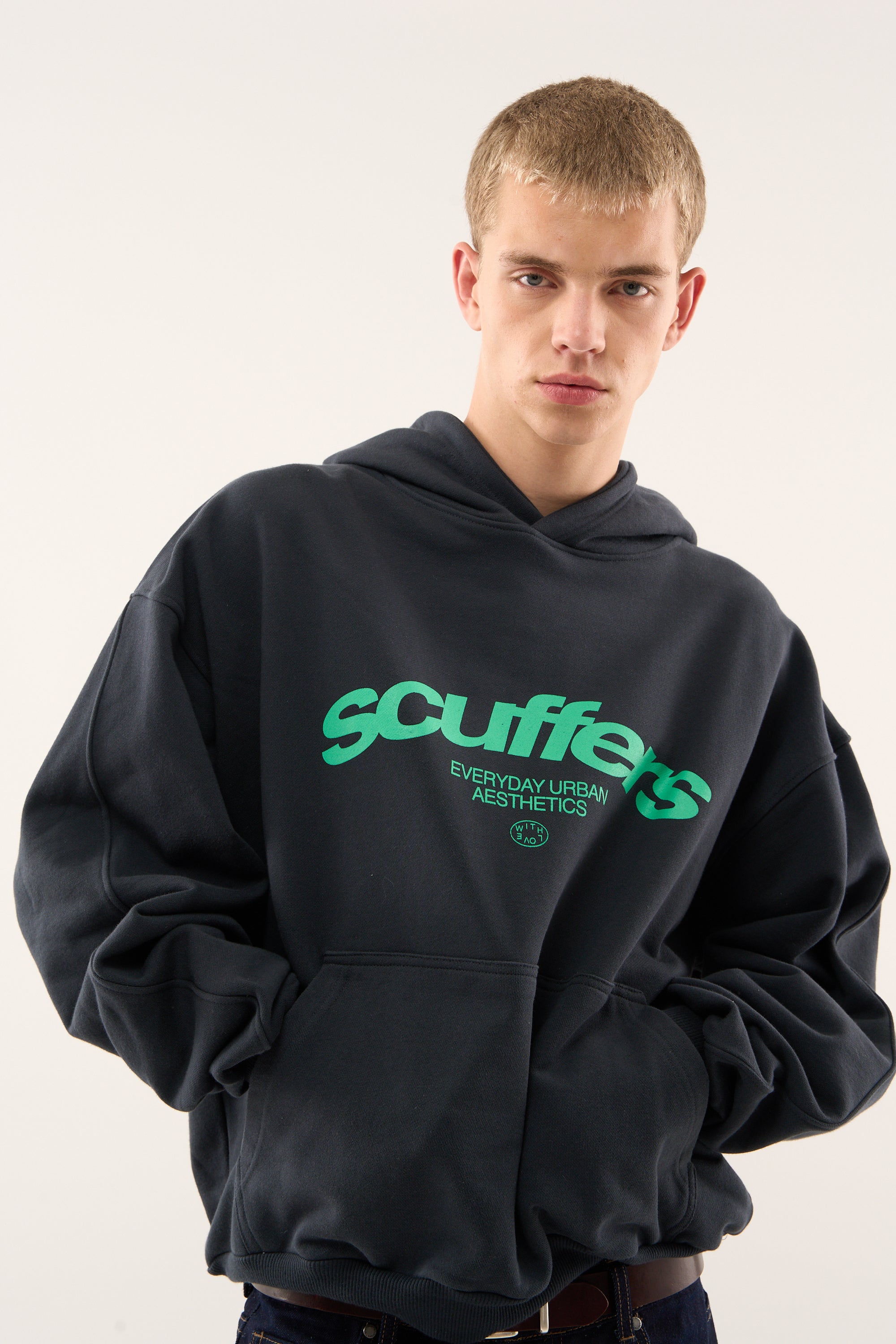 Poleron Iconic Dark Grey Hoodie