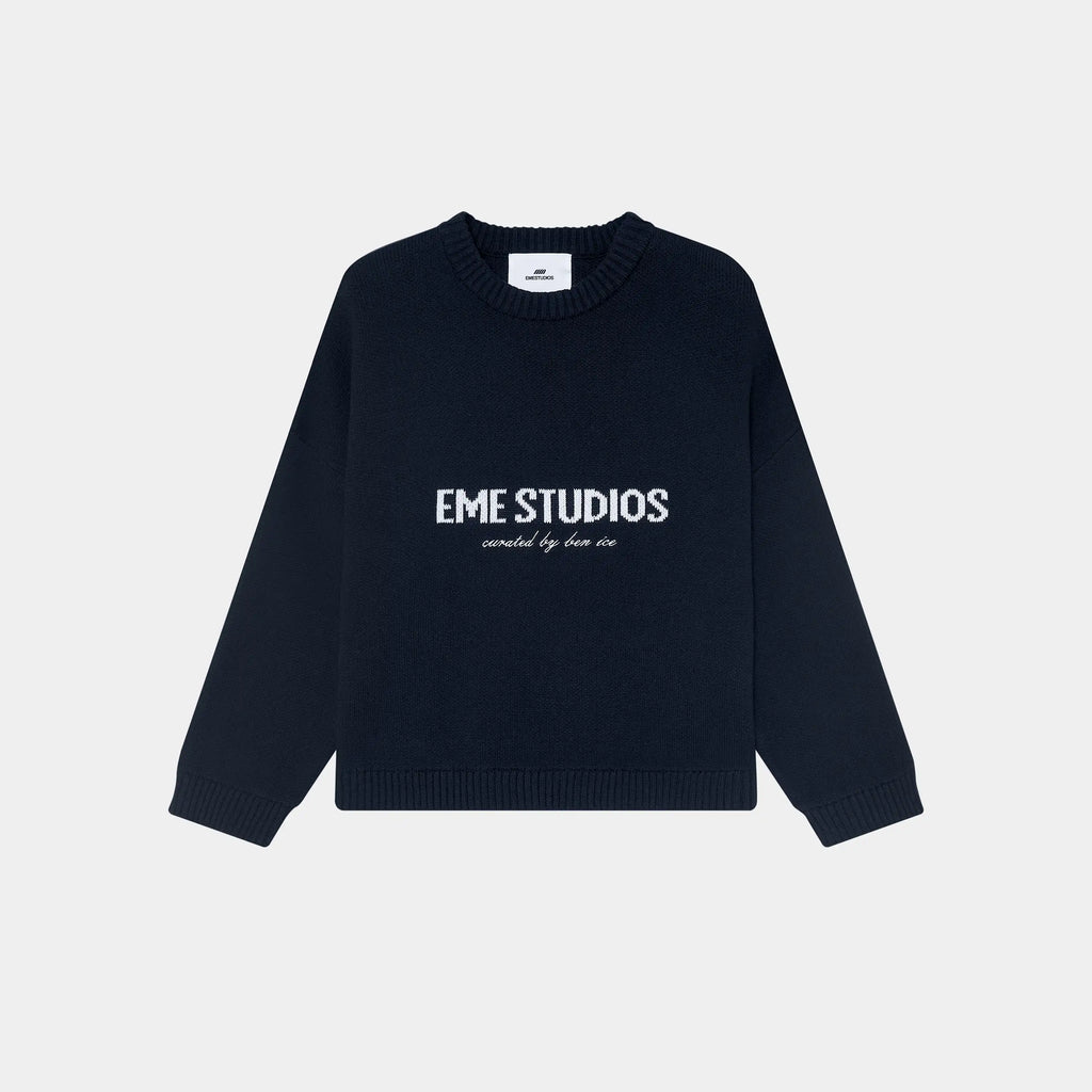 Chaleco Master Navy Knit Sweater