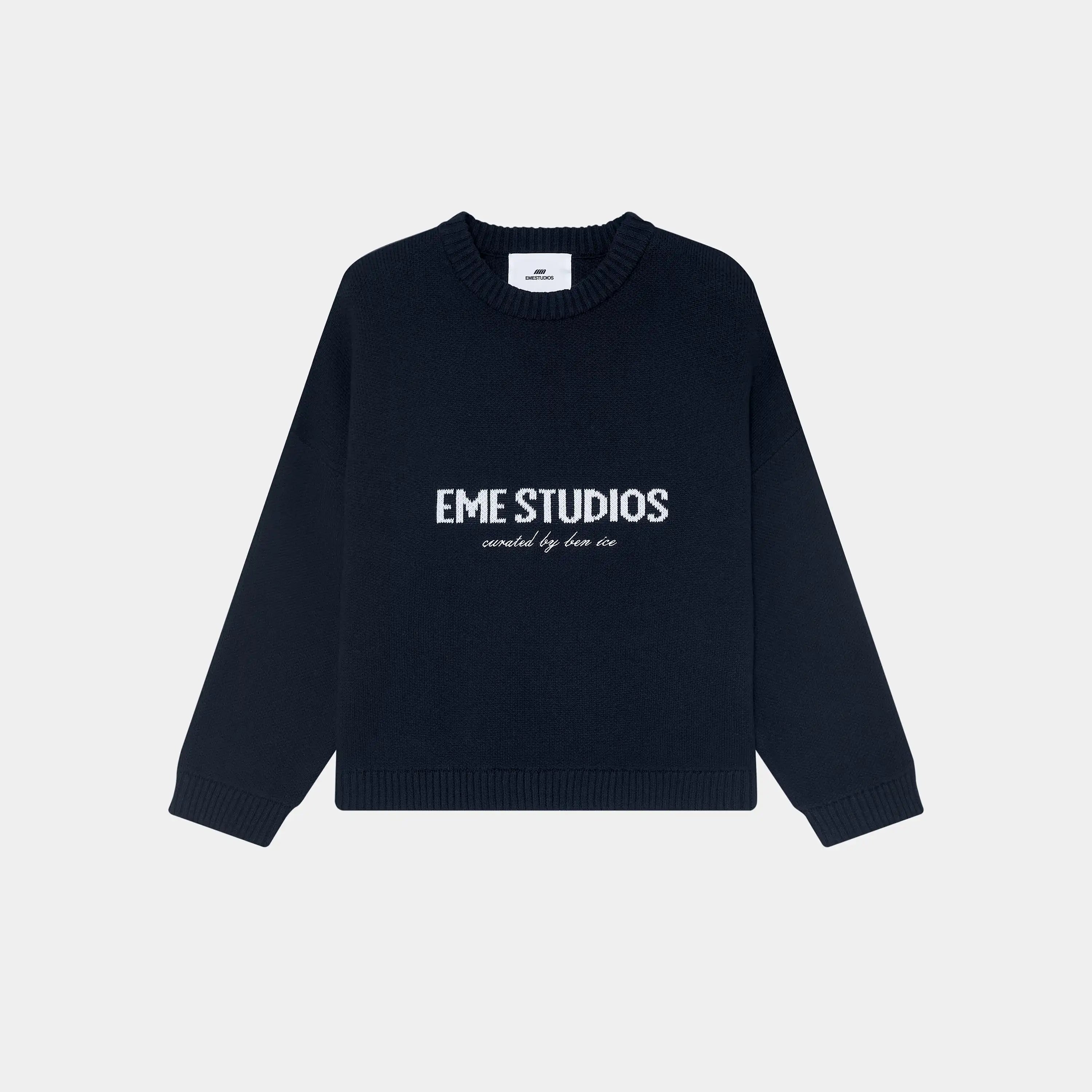 Chaleco Master Navy Knit Sweater