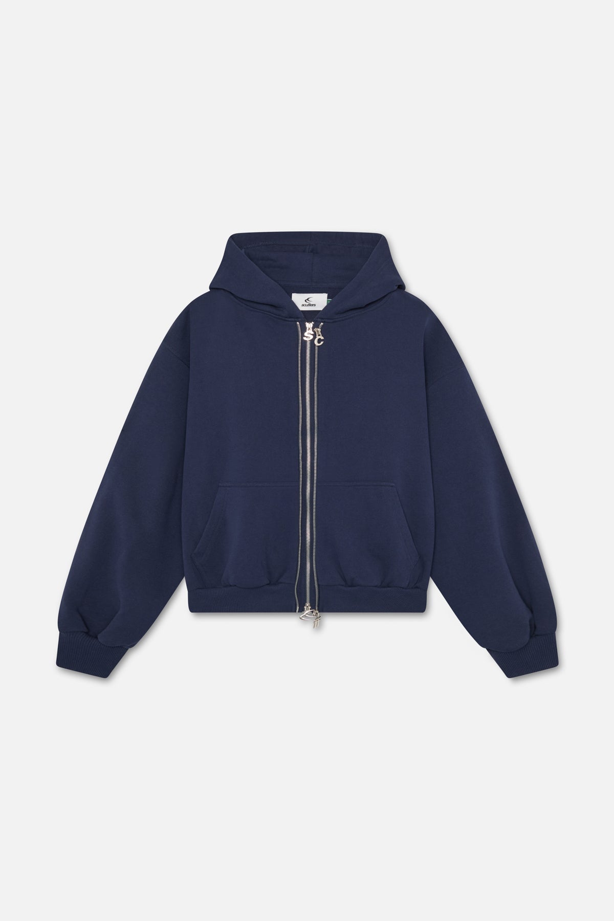Poleron Steel Navy Zipper