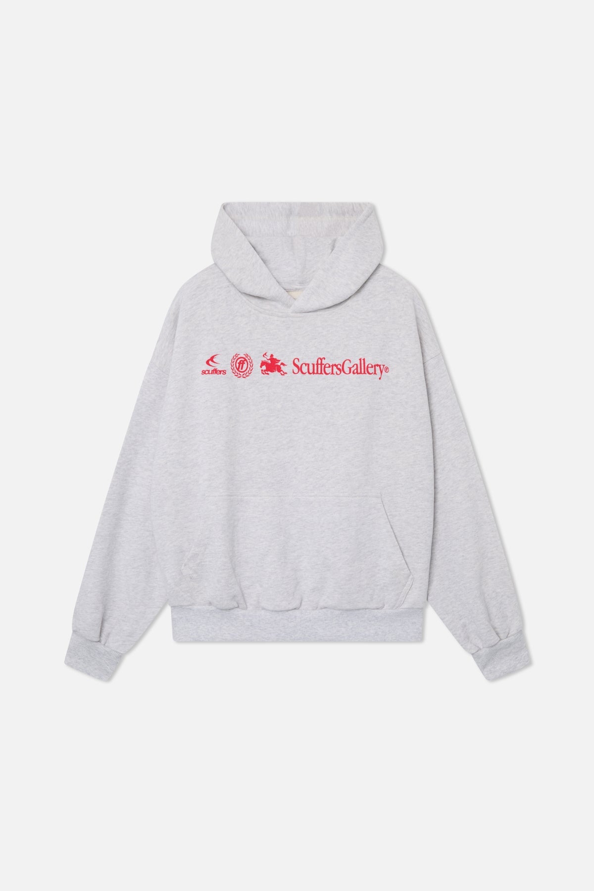 Poleron Emblem Light Grey Hoodie