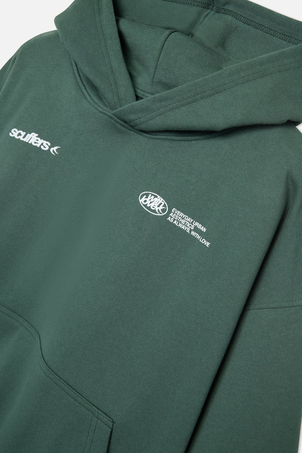 Poleron Sign Green Hoodie