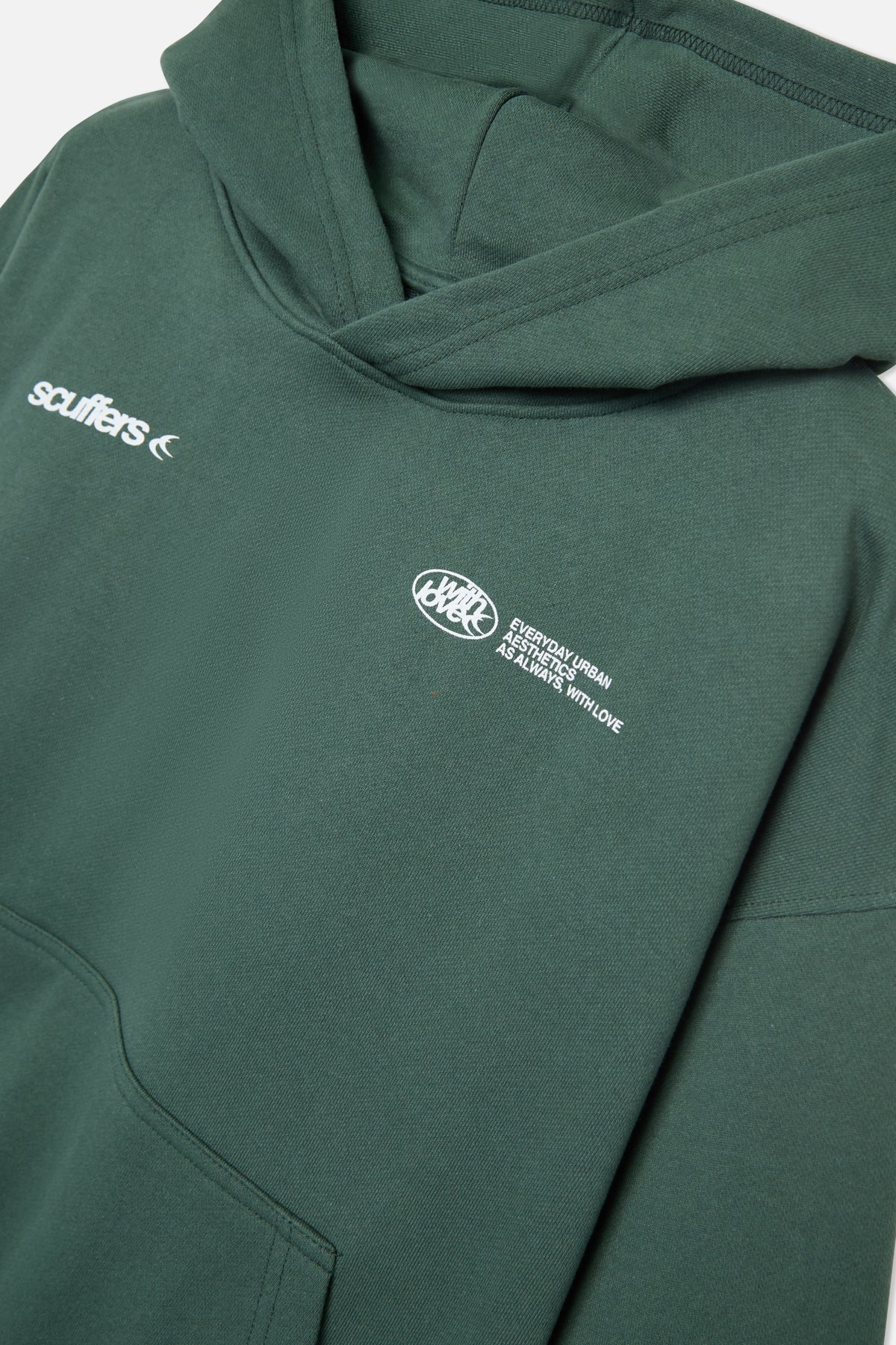 Poleron Sign Green Hoodie