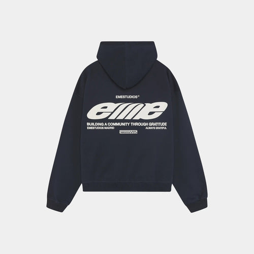 DNA Navy Oversized Hoodie