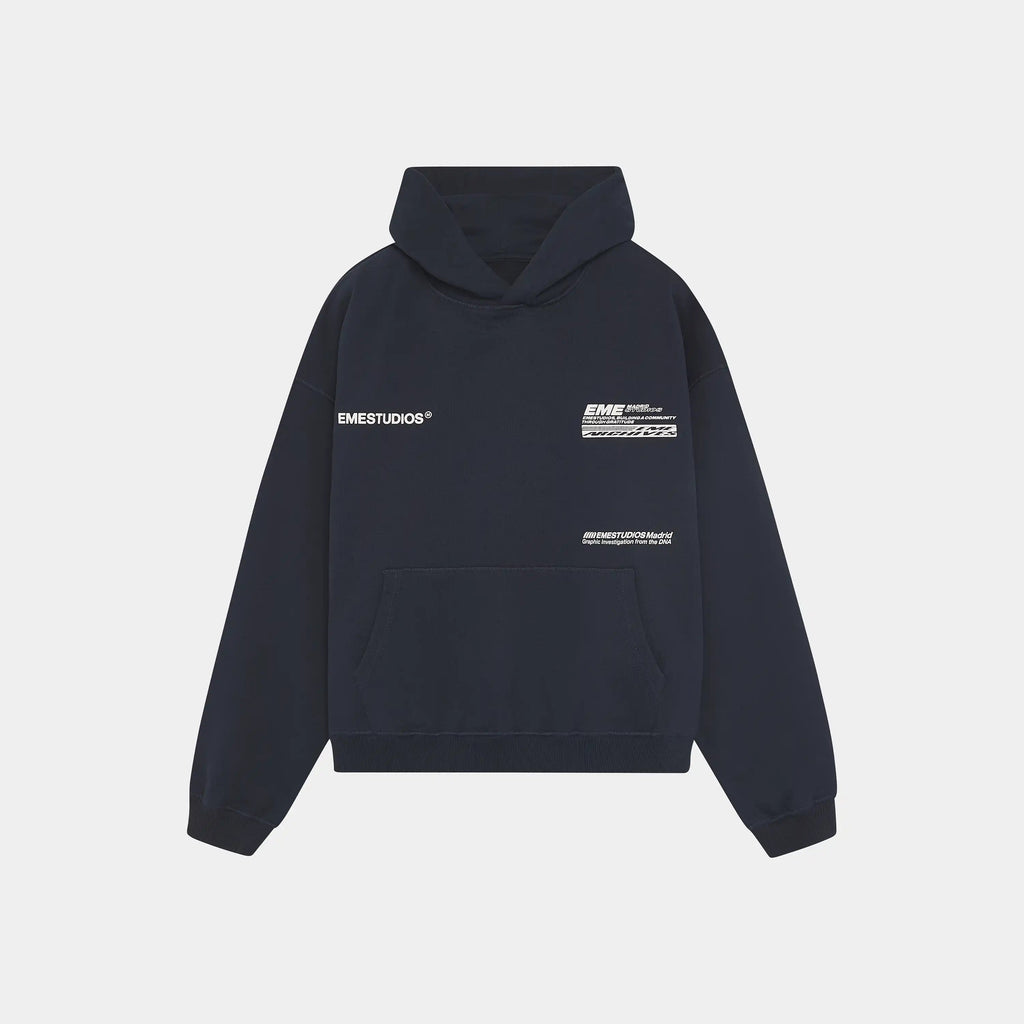 DNA Navy Oversized Hoodie
