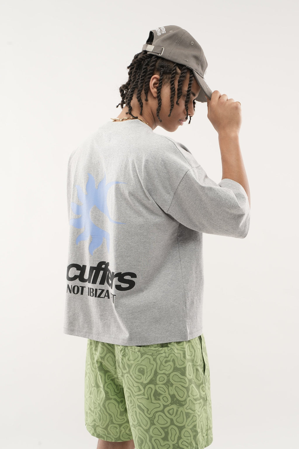 Polera Not Ibiza Again Light Grey T-Shirt