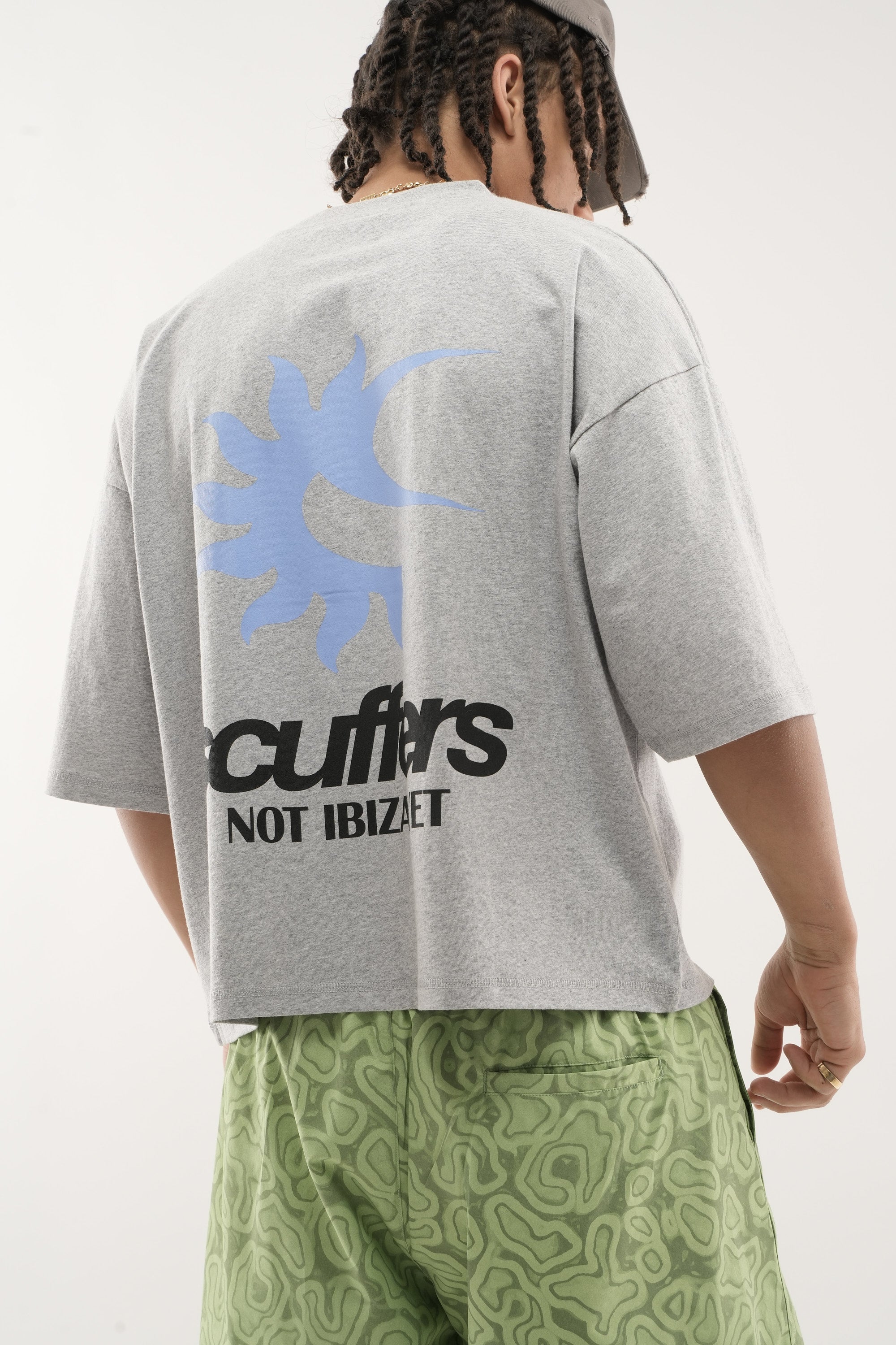 Polera Not Ibiza Again Light Grey T-Shirt