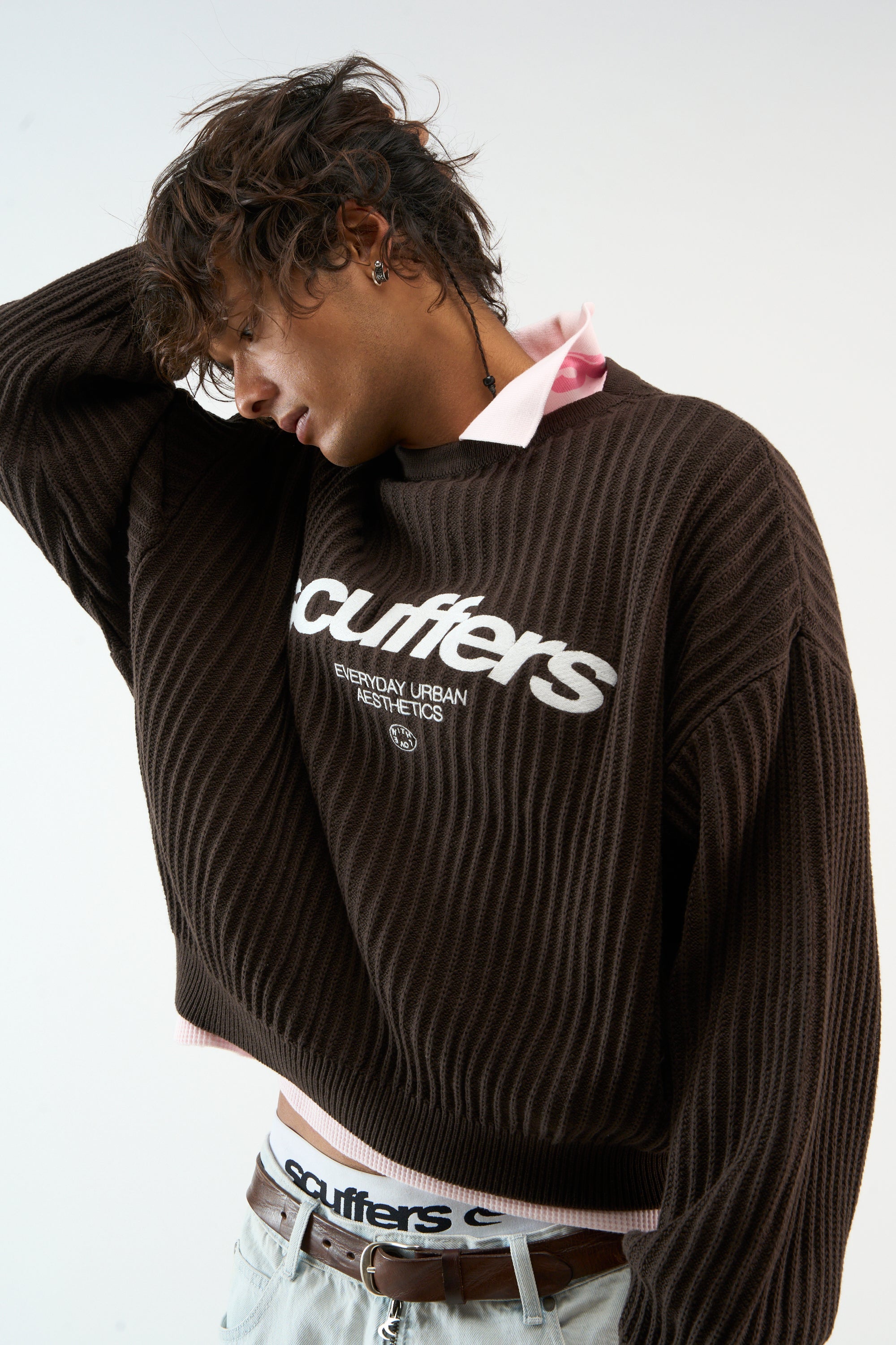 Chaleco Iconic Brown Jersey