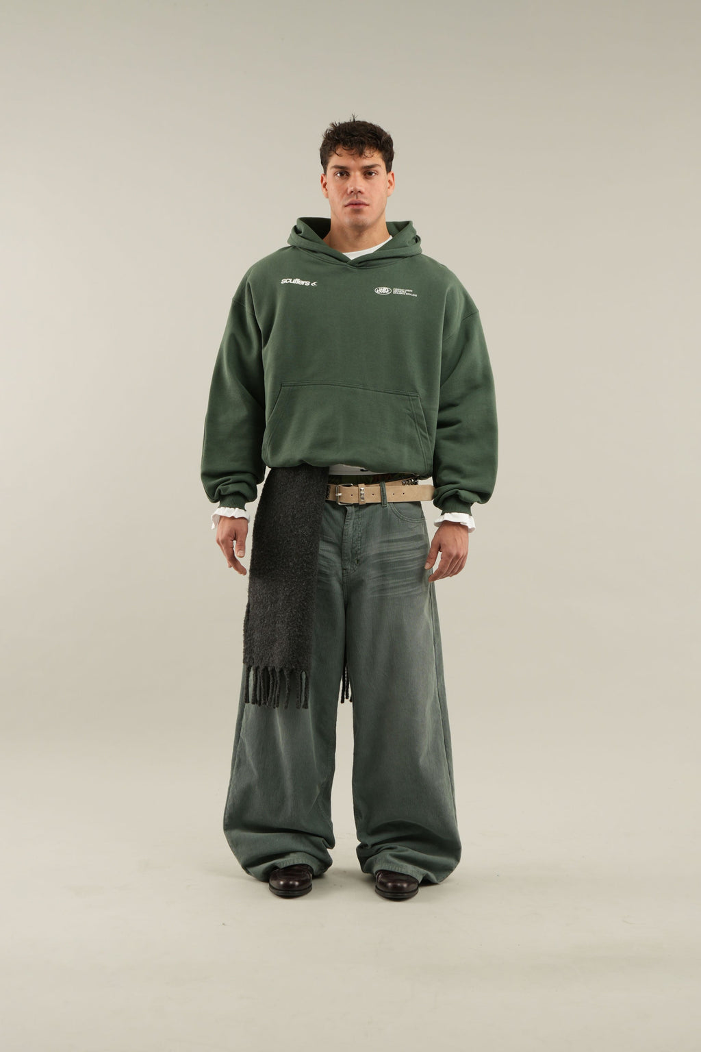 Poleron Sign Green Hoodie