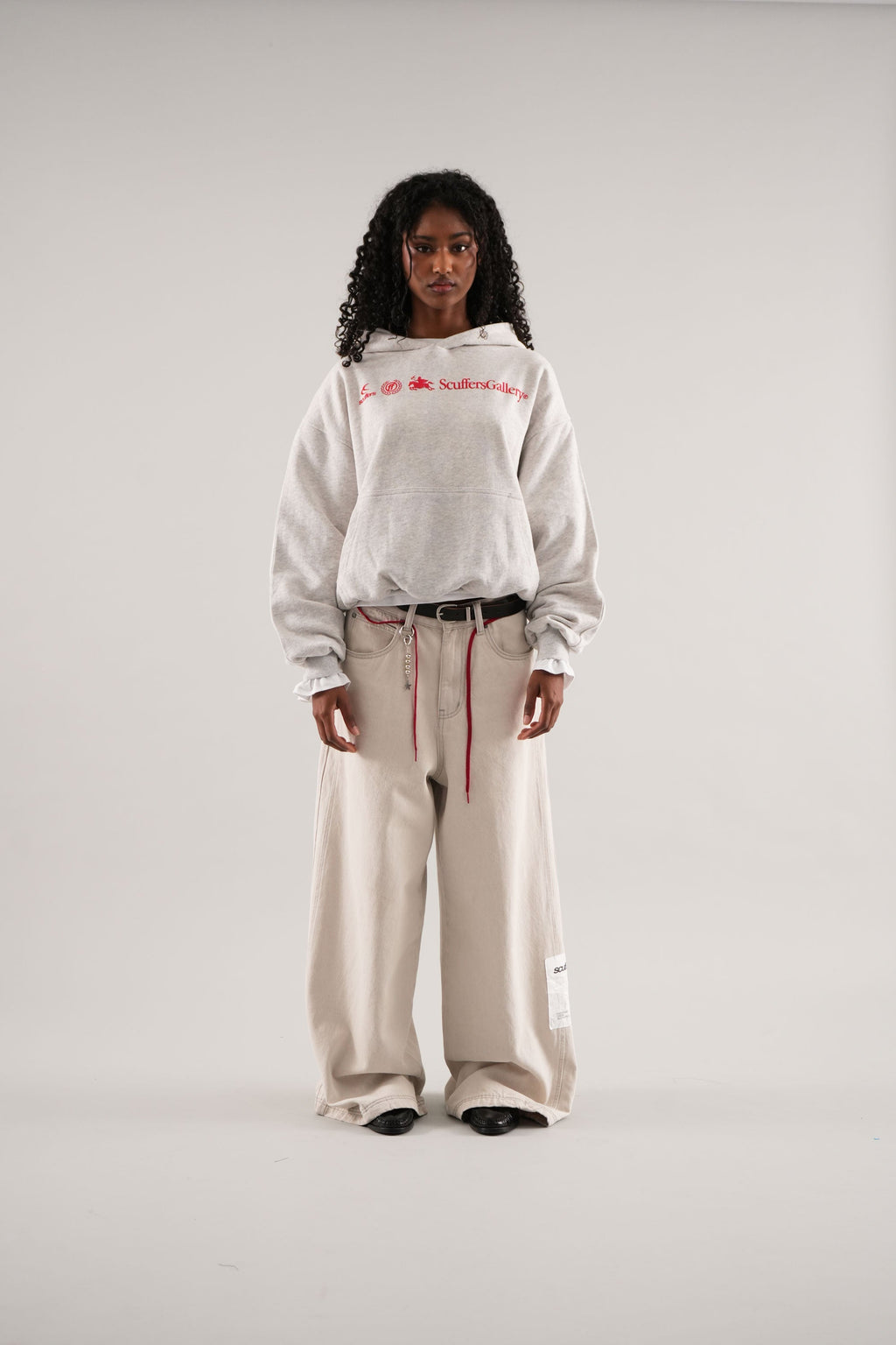 Poleron Emblem Light Grey Hoodie