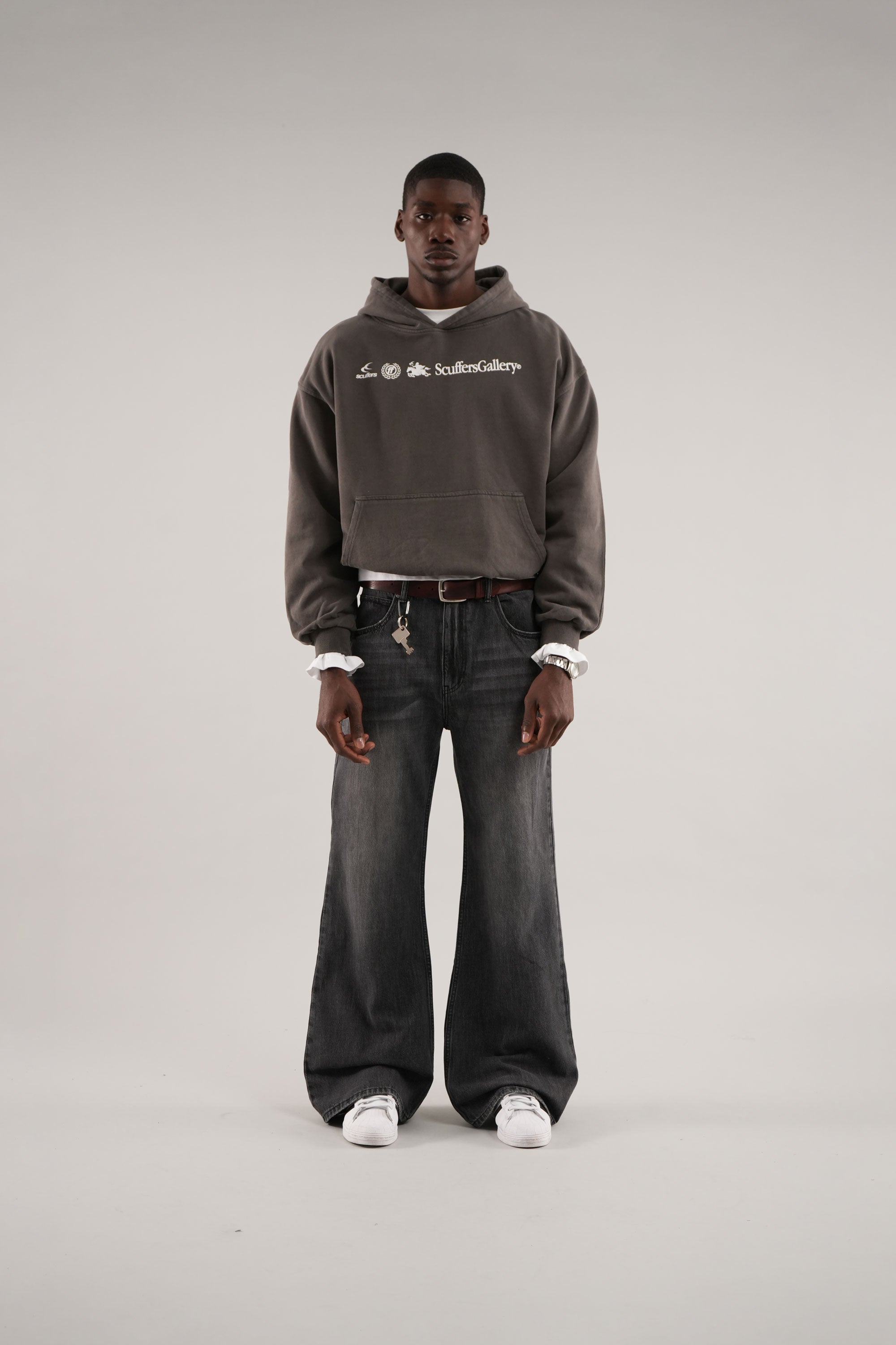 Poleron Emblem Black Hoodie