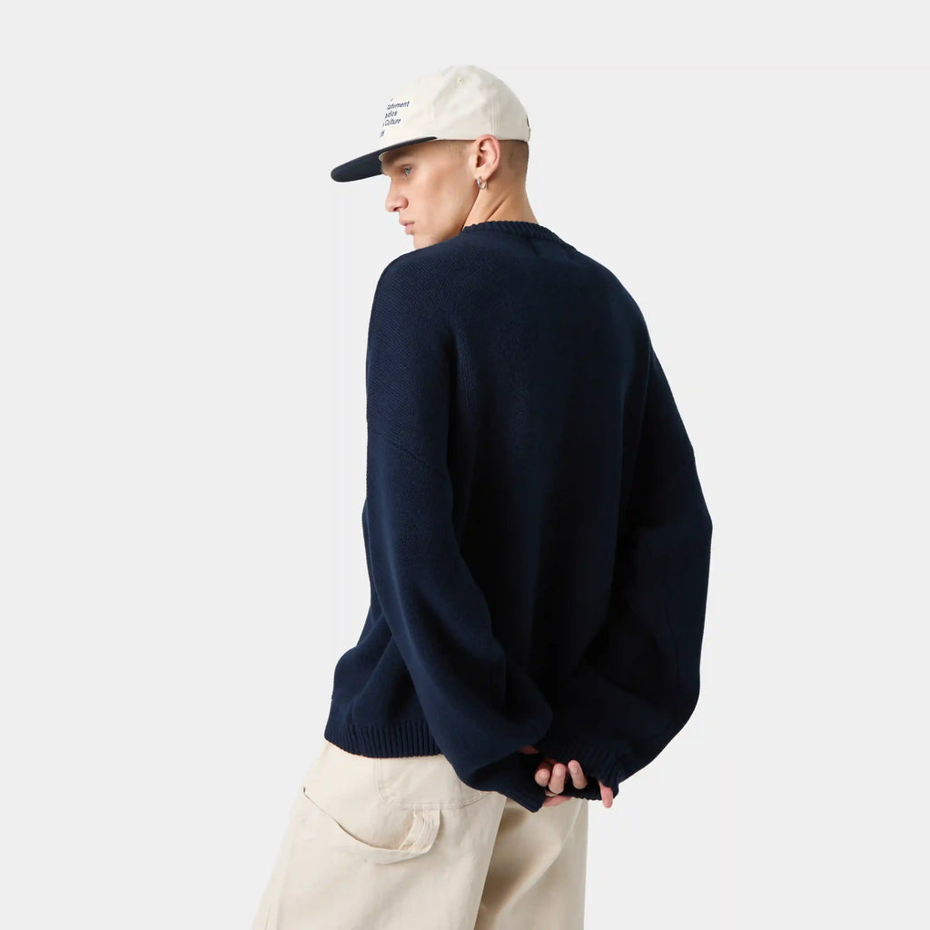 Chaleco Master Navy Knit Sweater