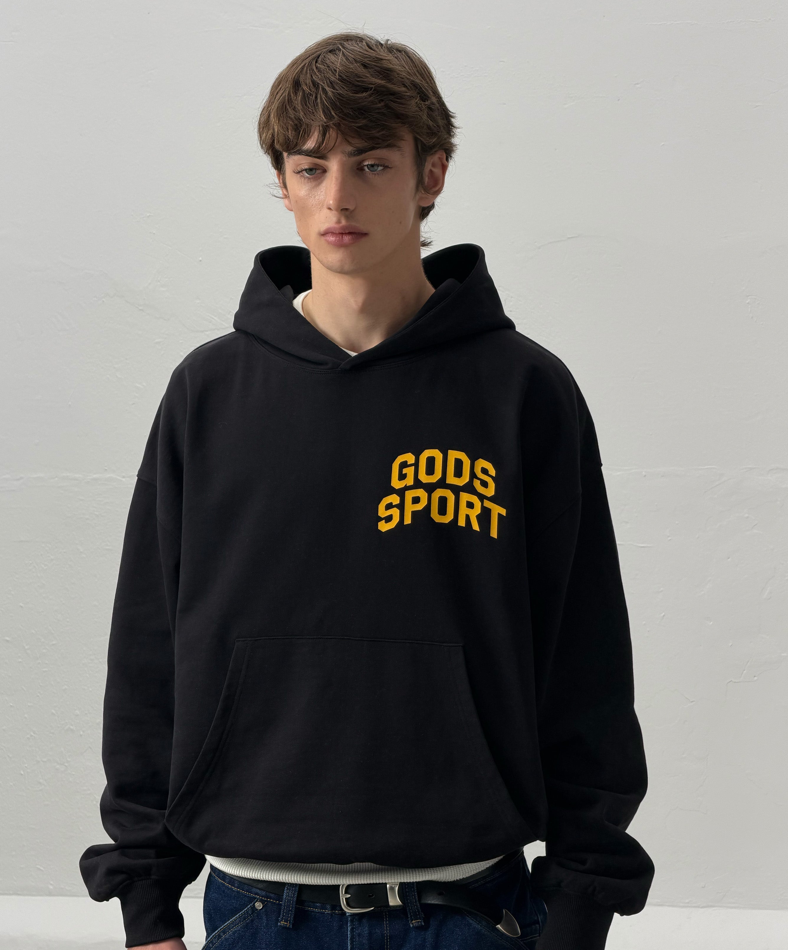 Gods Sports Club Hoodie Black