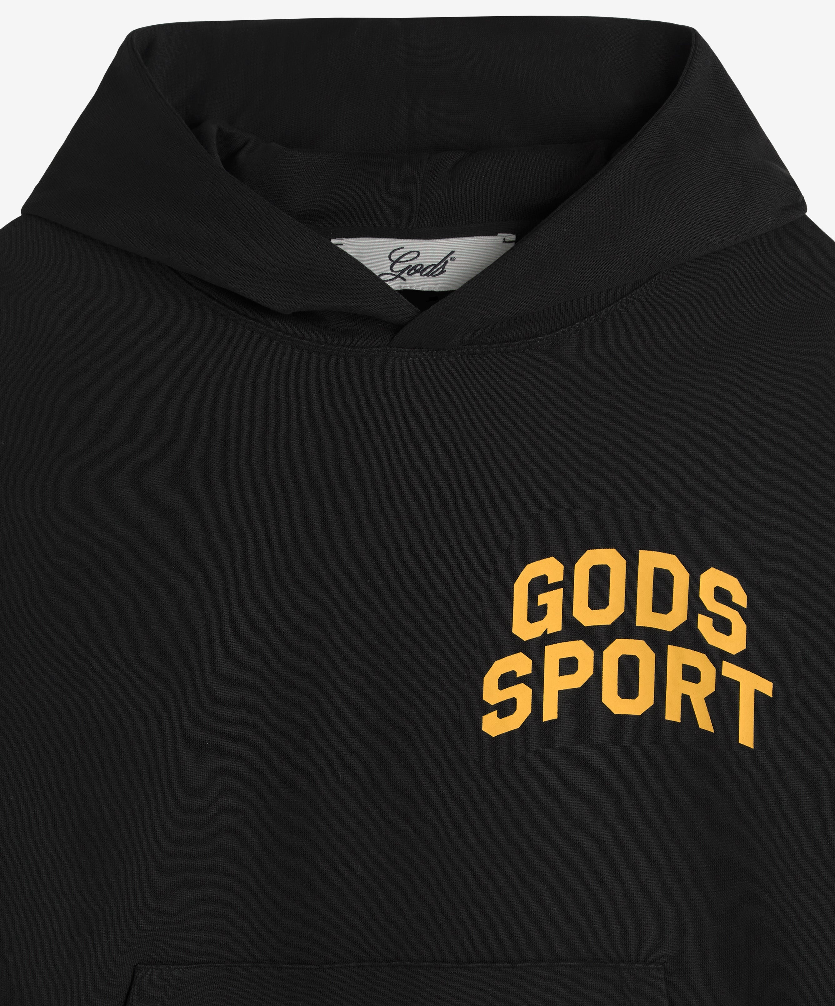Gods Sports Club Hoodie Black