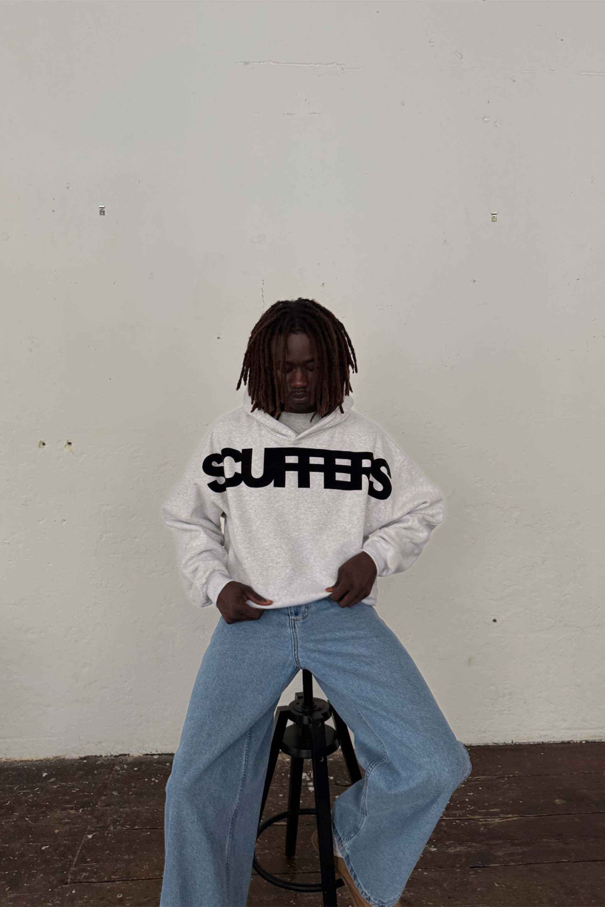 Poleron Flock Light Grey Hoodie