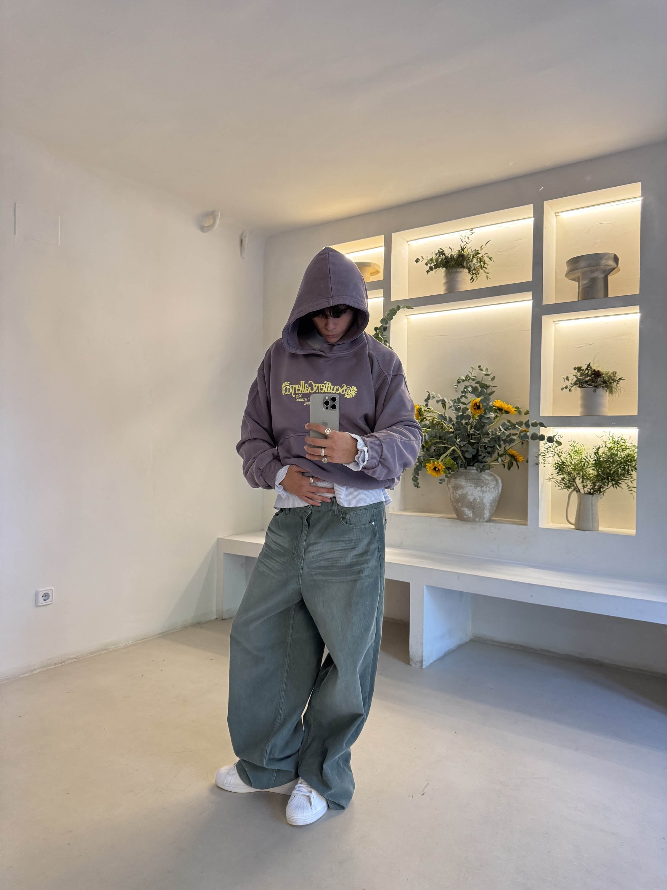 Poleron Gallery Purple Hoodie