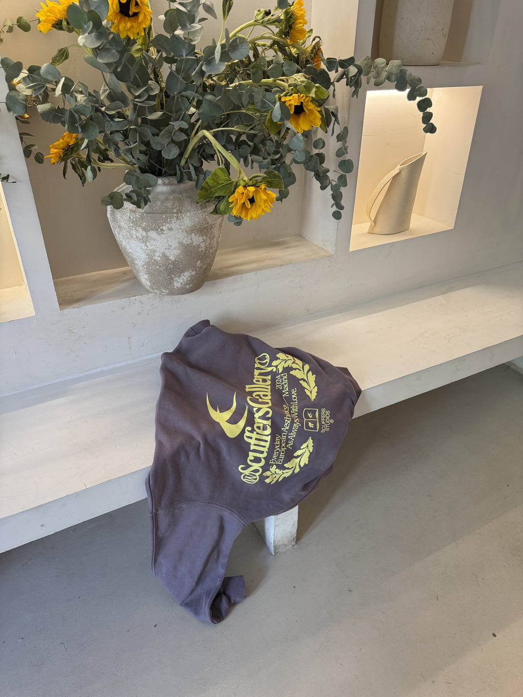 Poleron Gallery Purple Hoodie