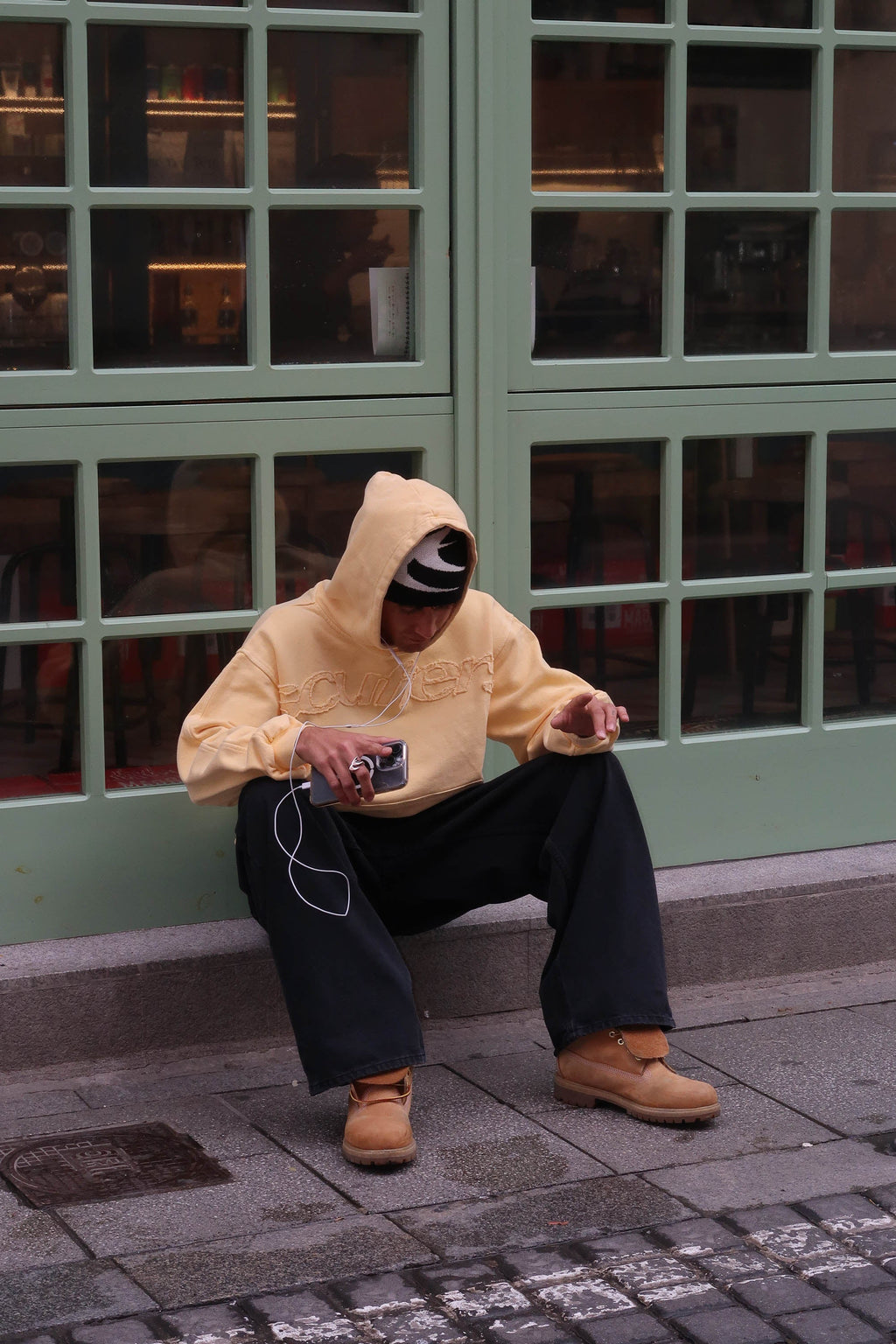 Poleron Raw Yellow Hoodie