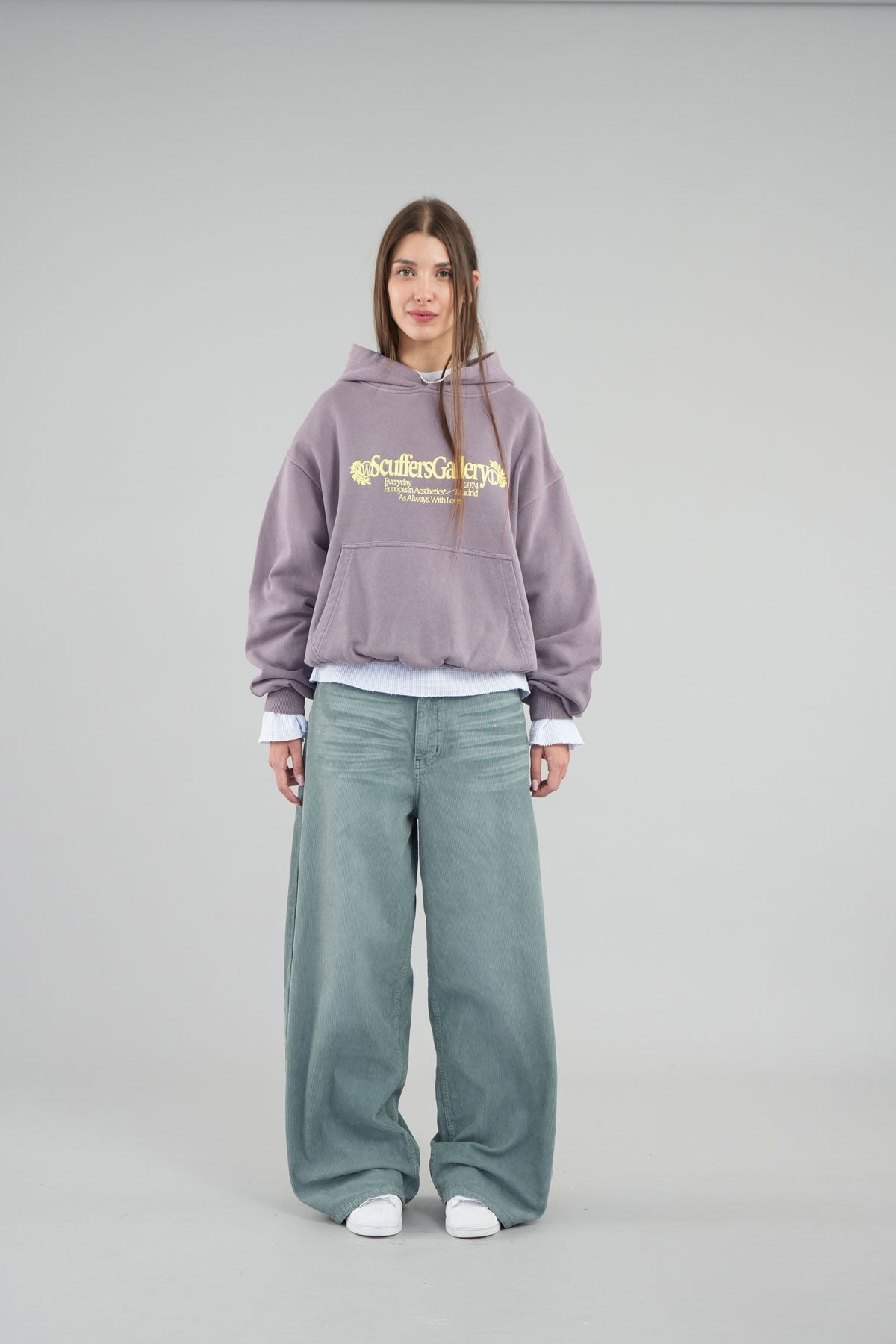 Poleron Gallery Purple Hoodie