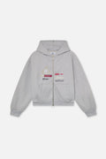 Poleron Mayor Light Grey Zipper