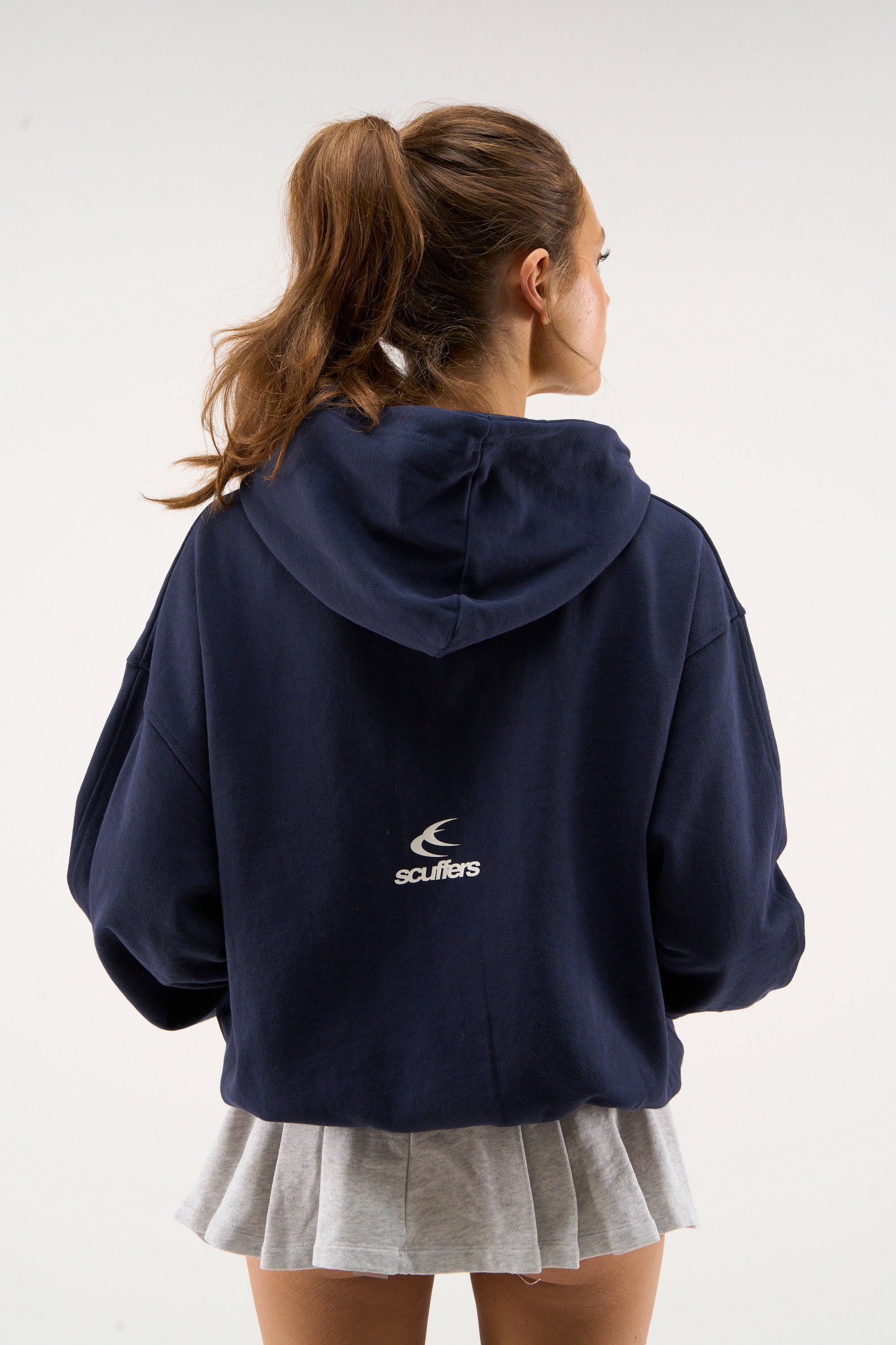 Poleron Steel Navy Zipper