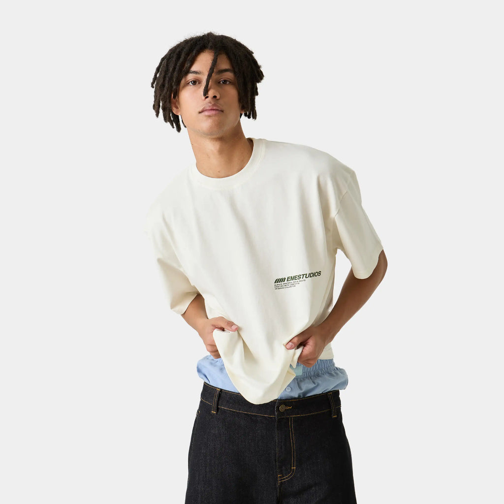 Polera Roots Off Sand Oversized Tee
