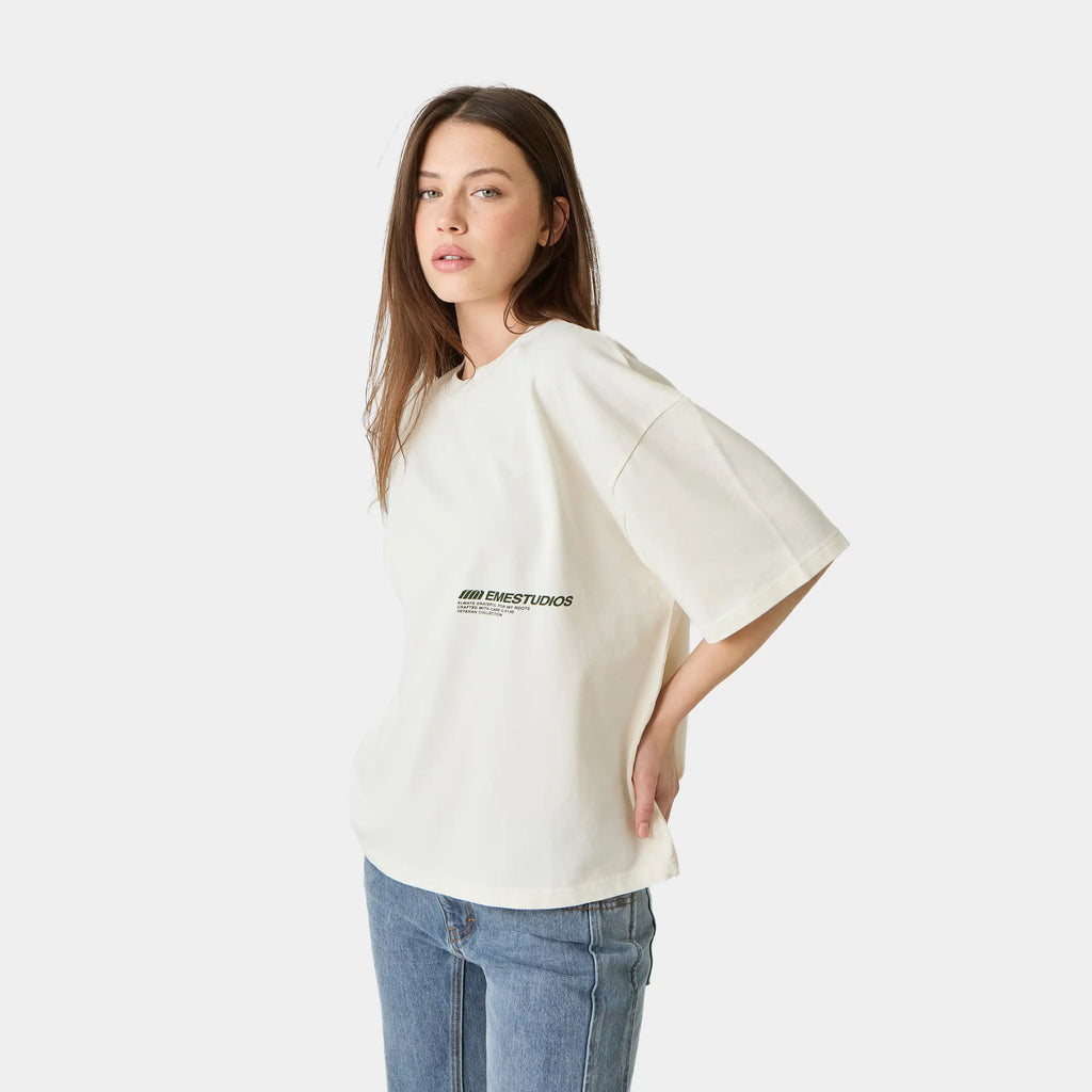 Polera Roots Off Sand Oversized Tee
