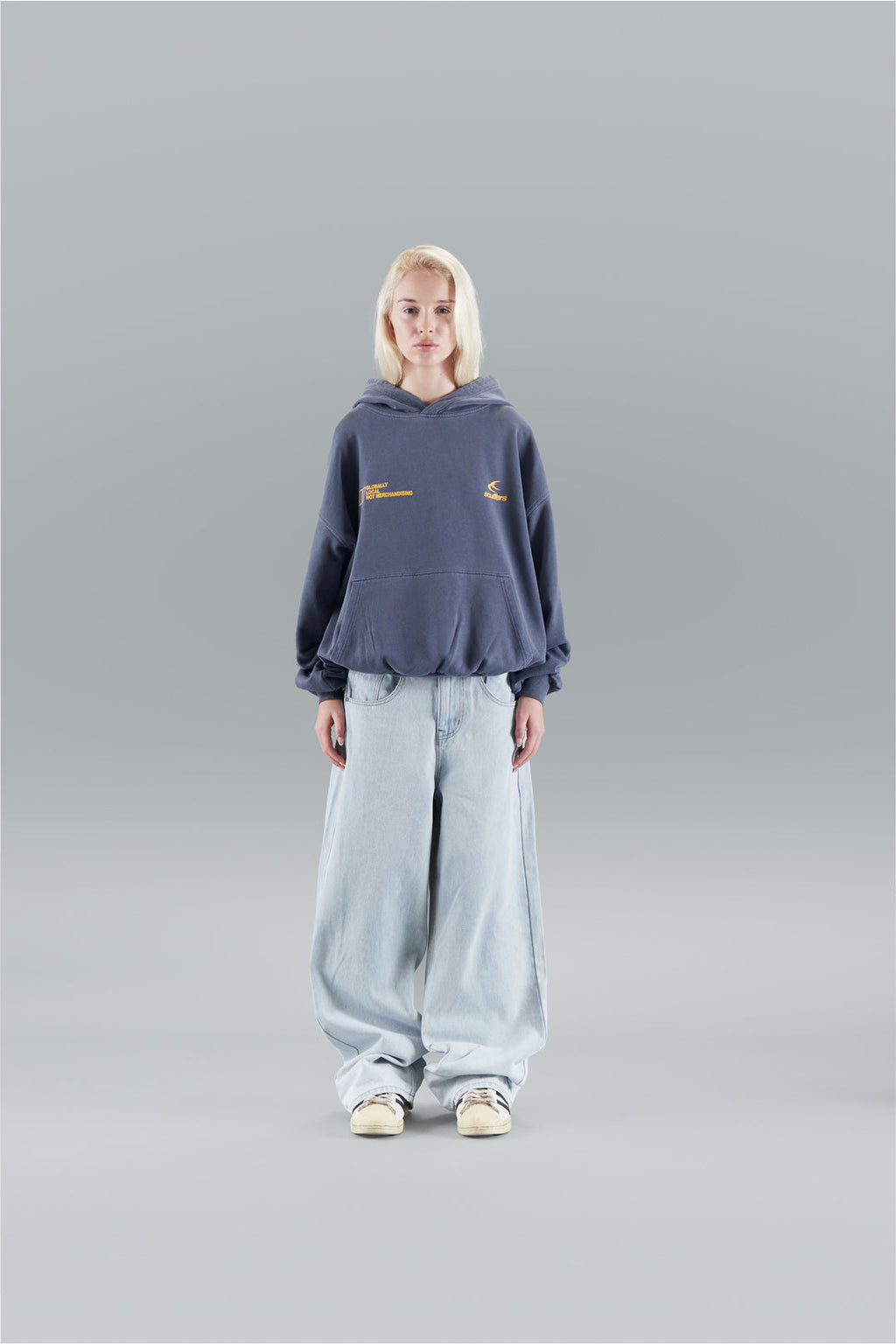 Poleron Globally Navy Hoodie