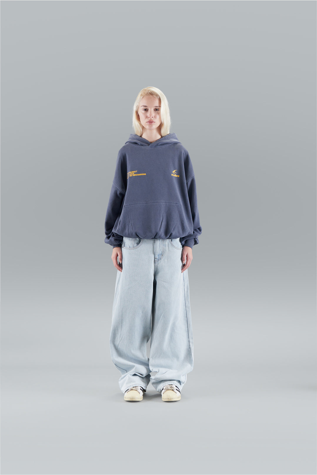 Poleron Globally Navy Hoodie