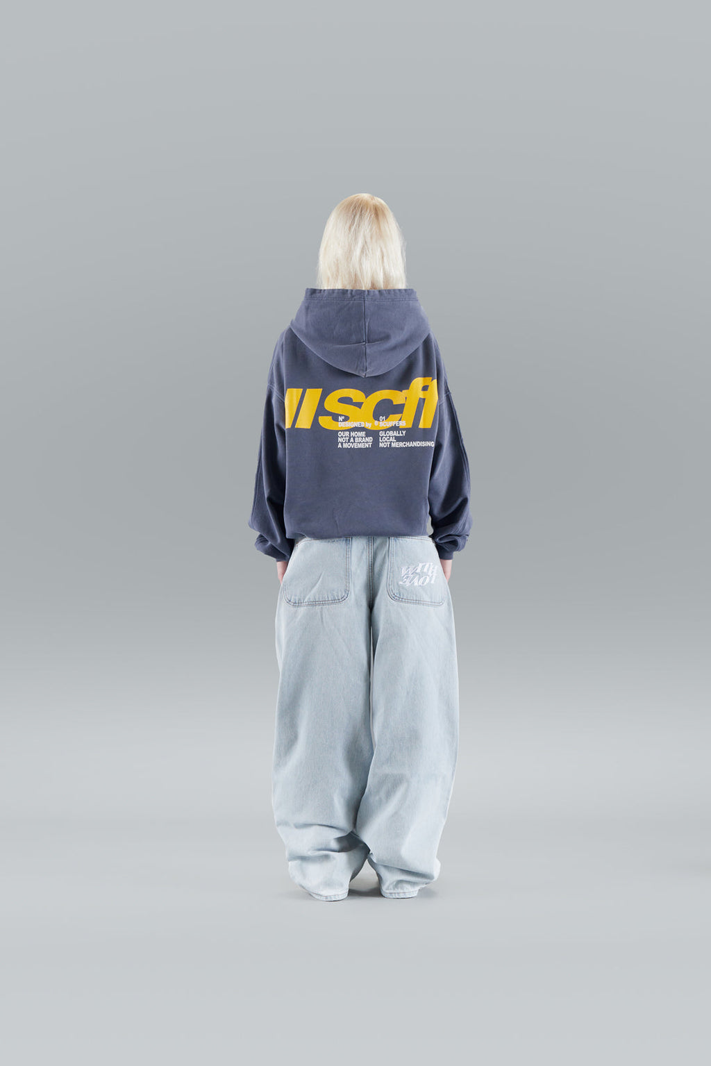 Poleron Globally Navy Hoodie