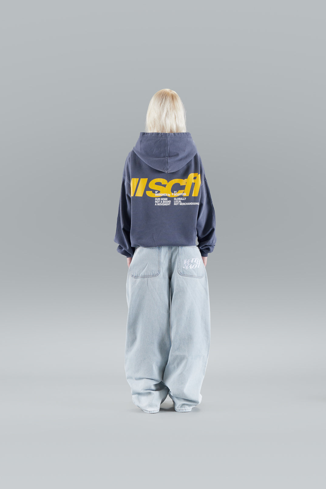 Poleron Globally Navy Hoodie