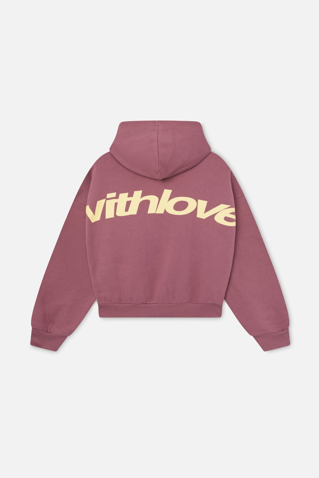 Poleron Sign Burgundy Hoodie