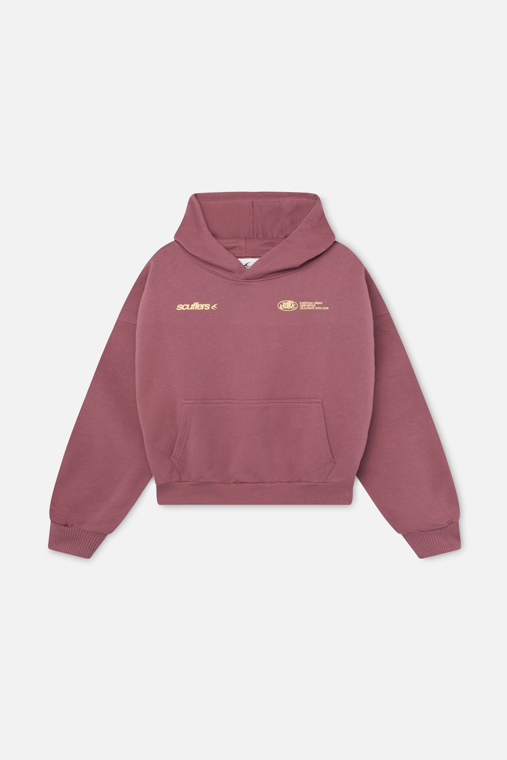 Poleron Sign Burgundy Hoodie