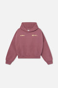 Poleron Sign Burgundy Hoodie