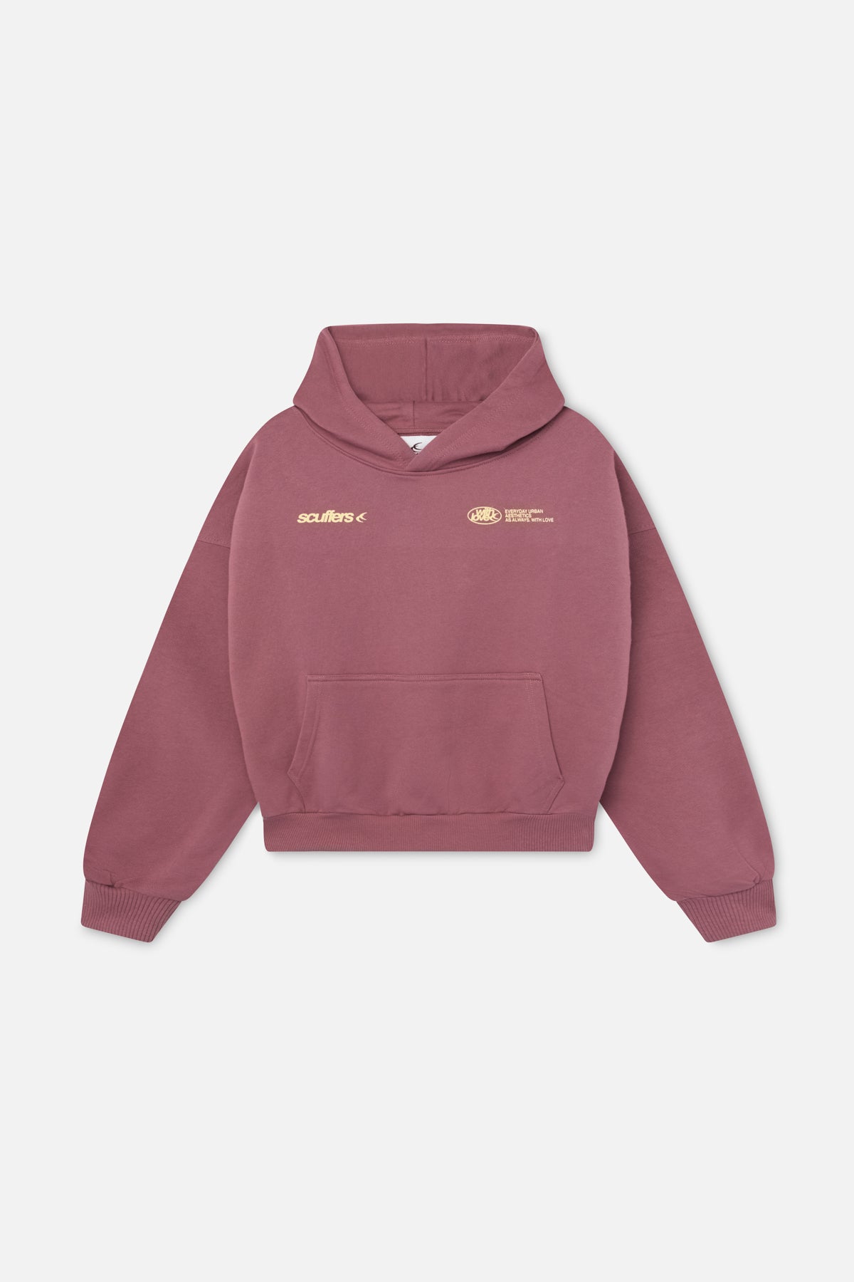 Poleron Sign Burgundy Hoodie