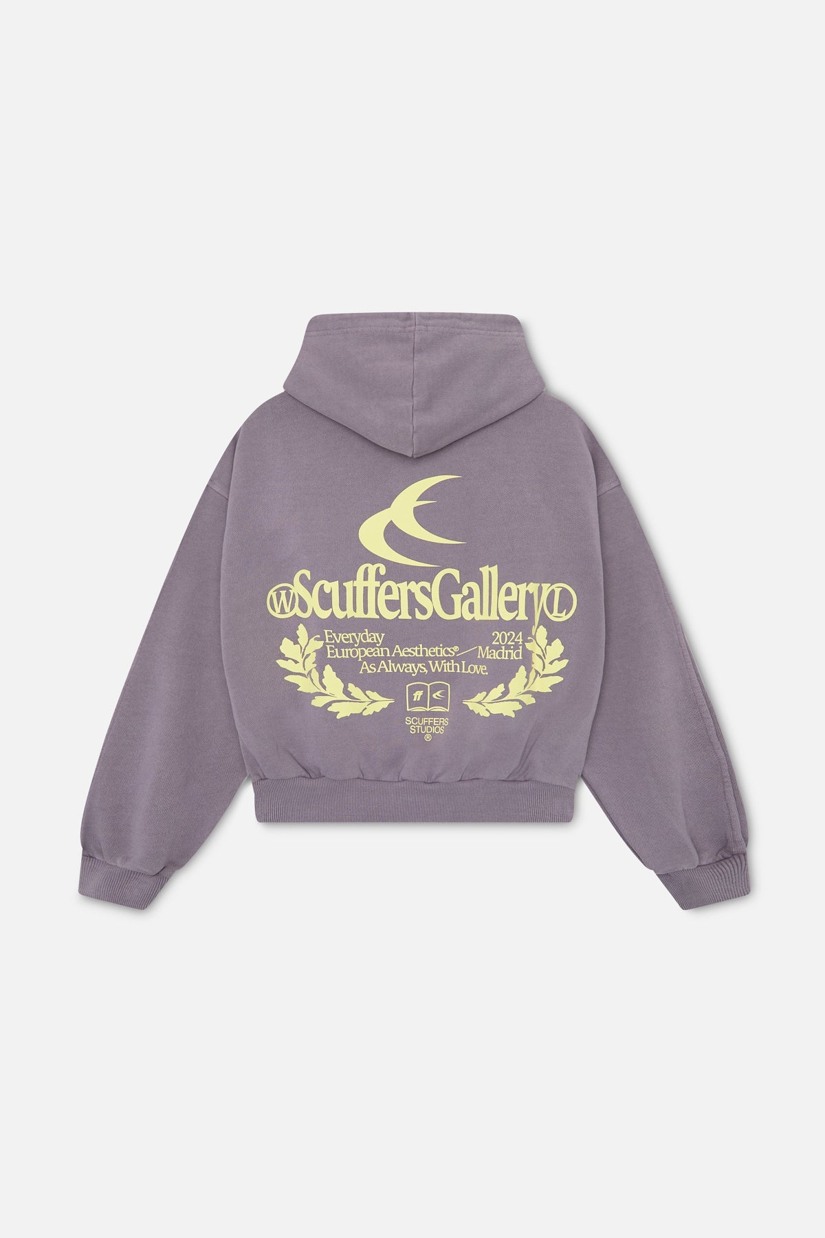 Poleron Gallery Purple Hoodie