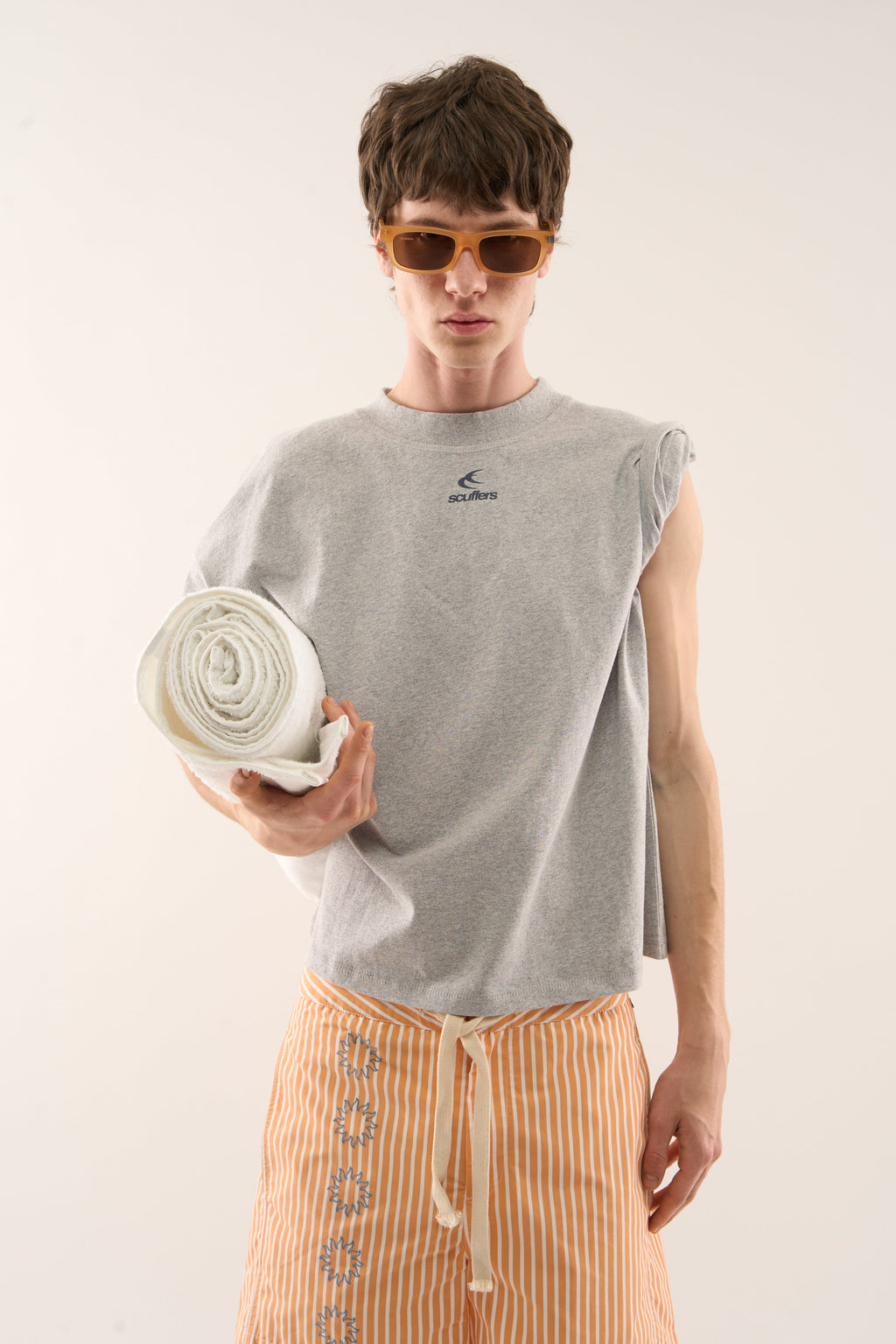 Costa Grey Melange T-Shirt