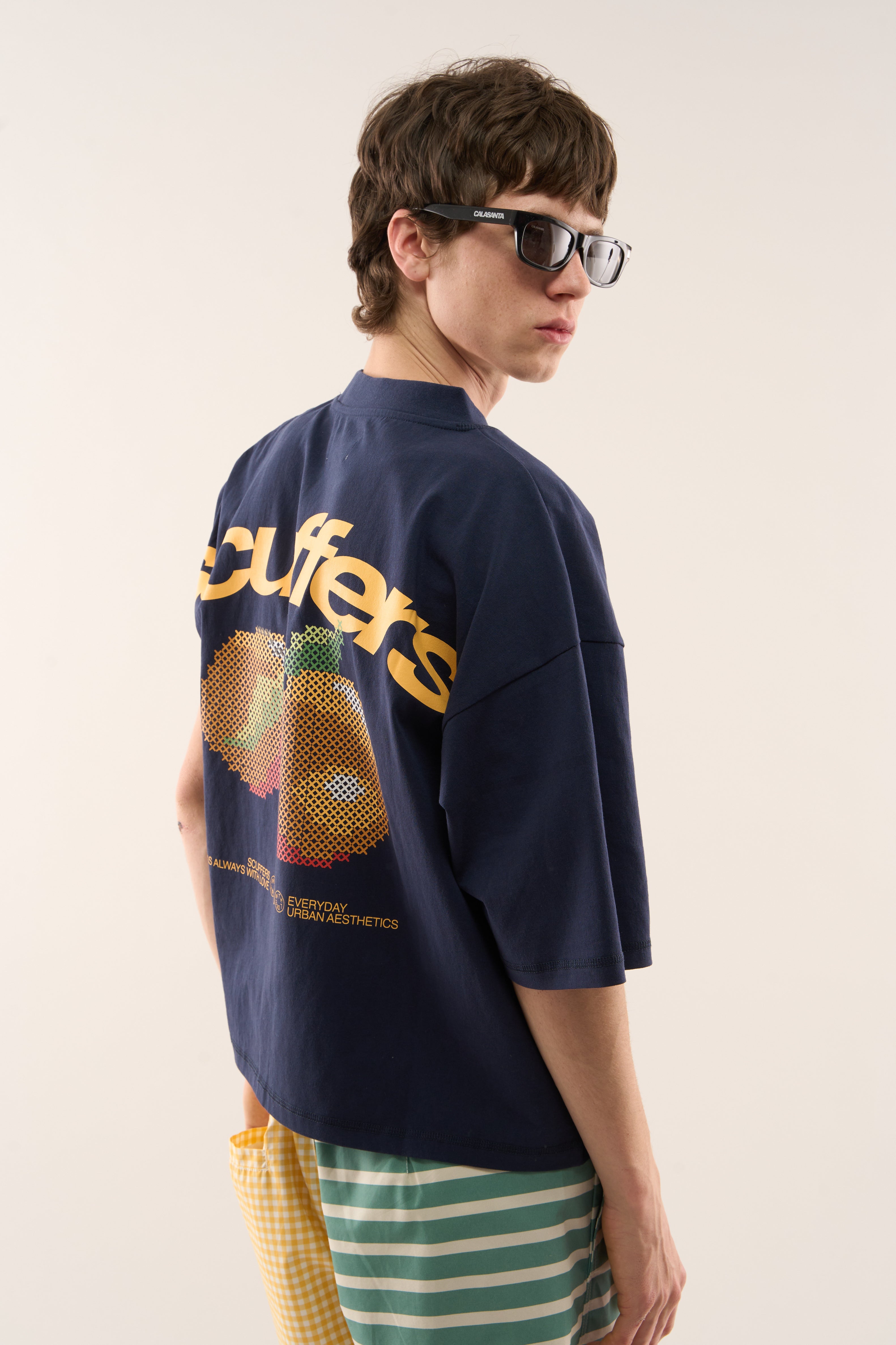 Polera Sicilia Navy T-Shirt