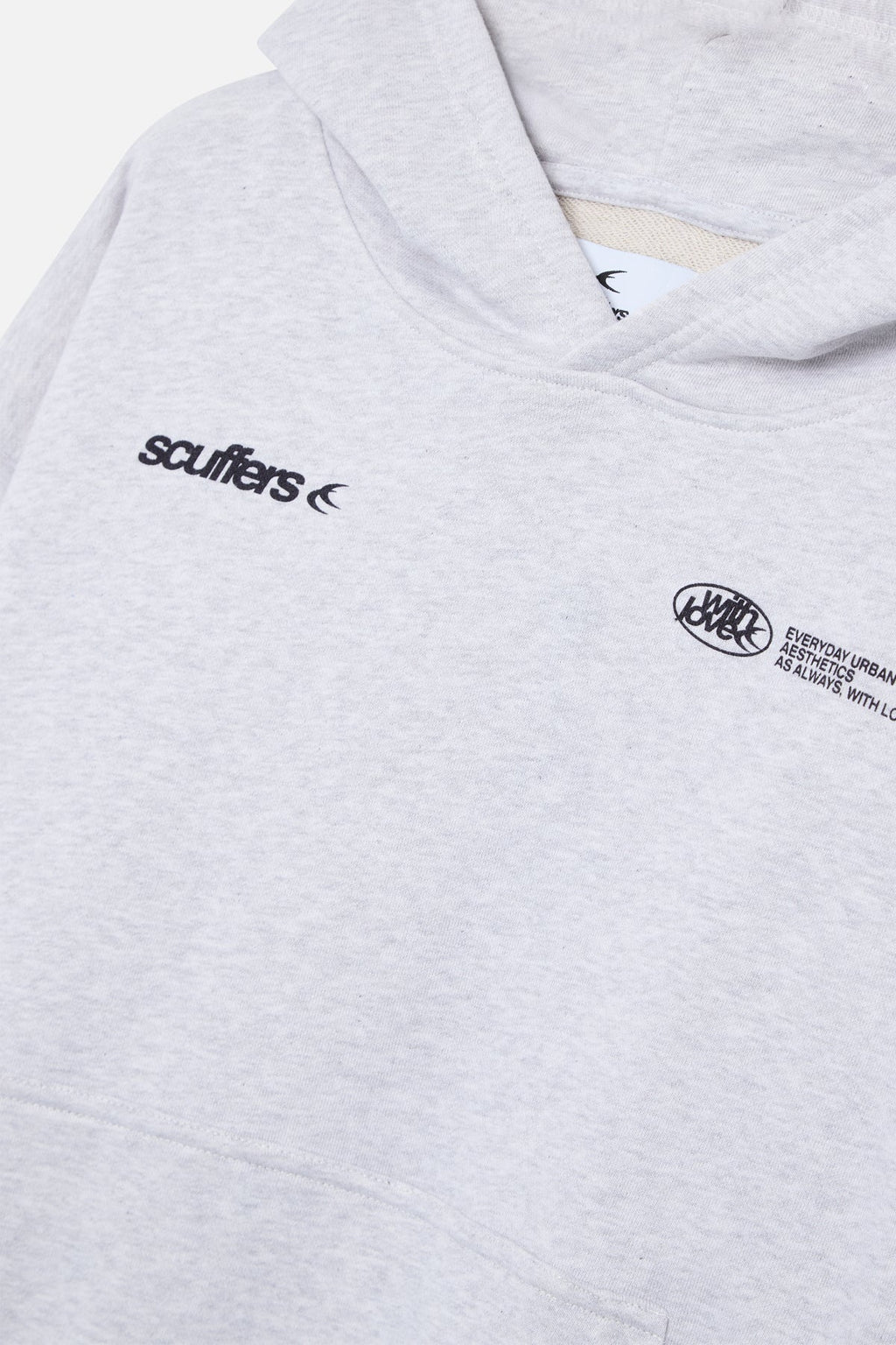 Poleron Sign Light Grey Hoodie