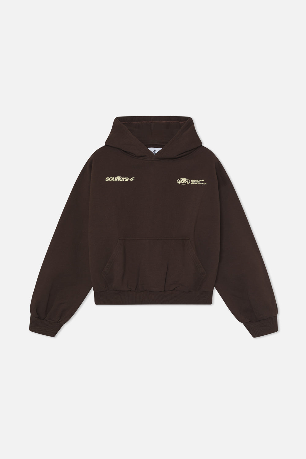 Poleron Sign Brown Hoodie