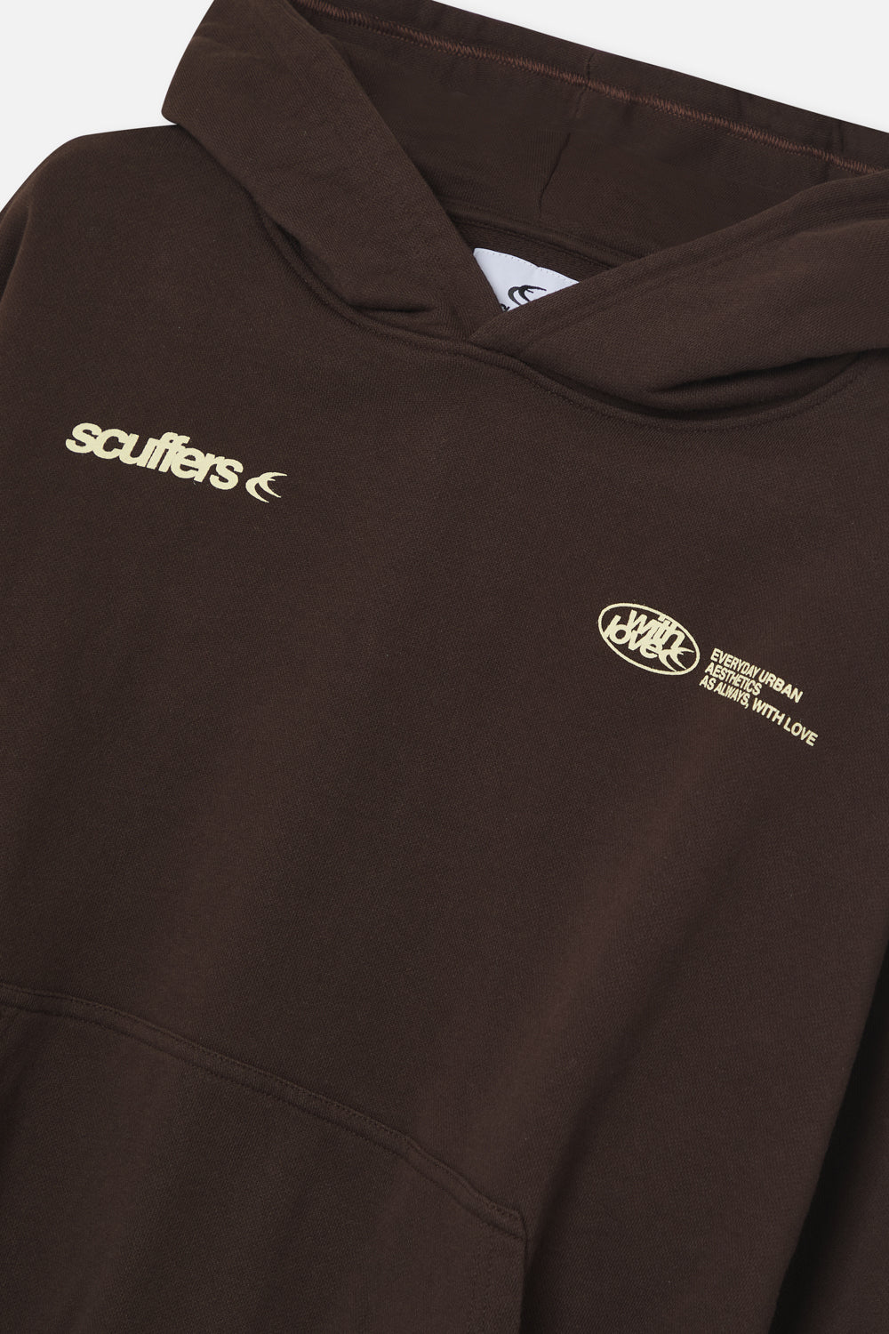 Poleron Sign Brown Hoodie