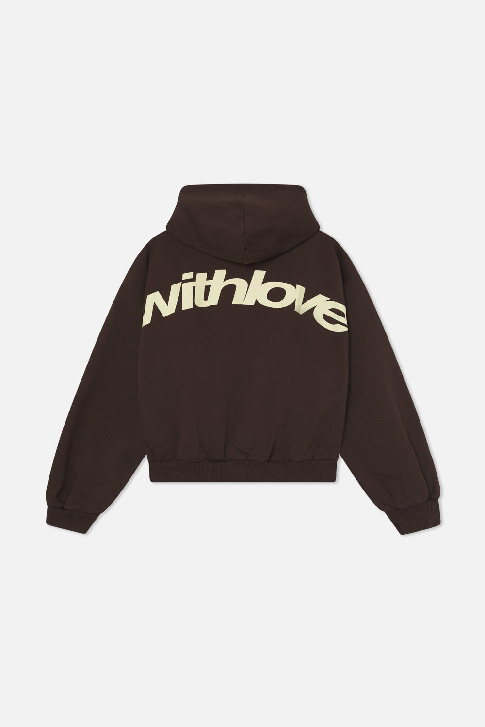 Poleron Sign Brown Hoodie